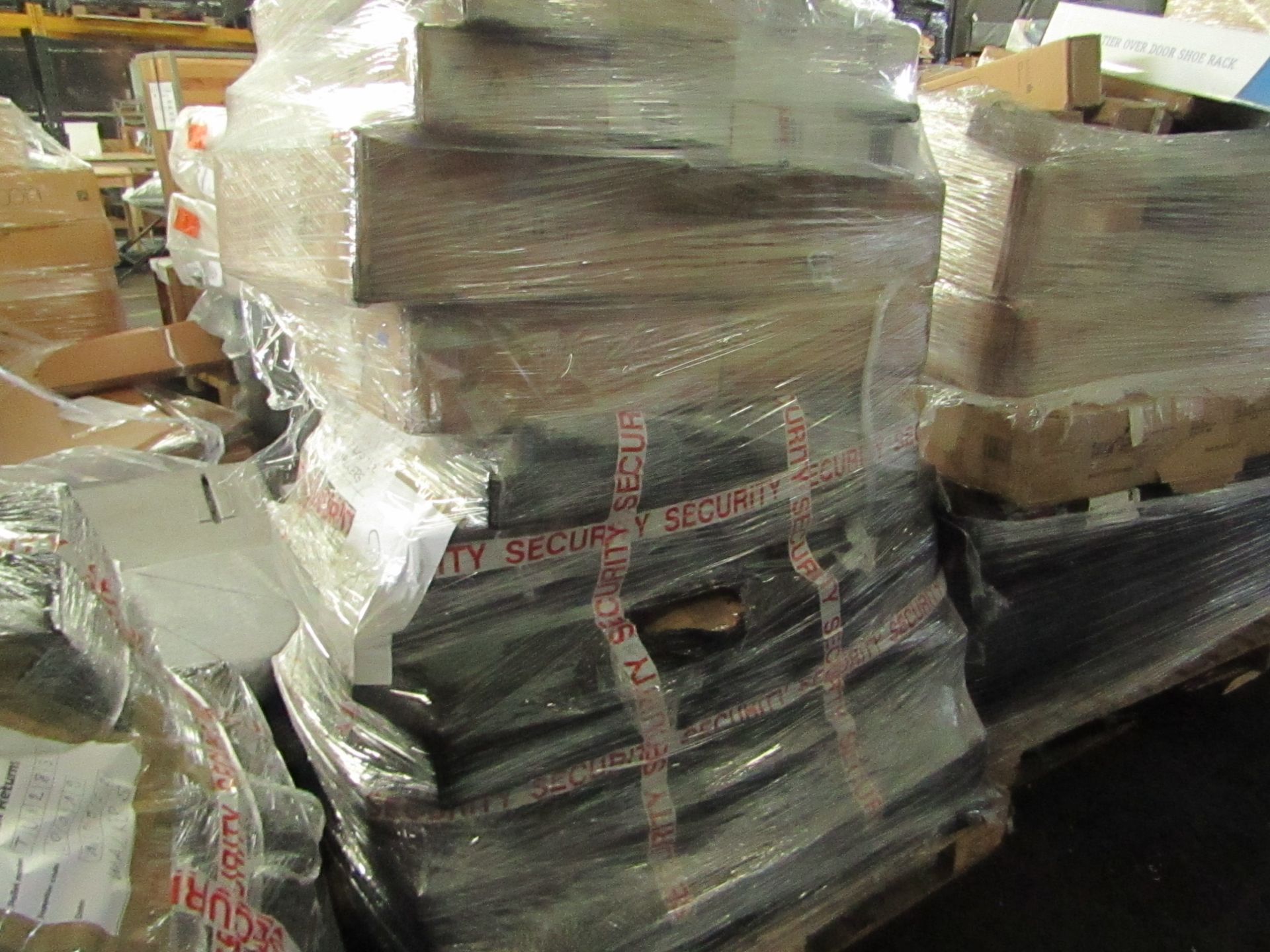 1 Pallet of Mixed Raw Customer returns/undelivered furniture items from Lloyd Pascal. Items may