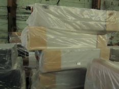 Pallet of 2 Double Bed bases. These have marks or could have rips so viewing is recommended.