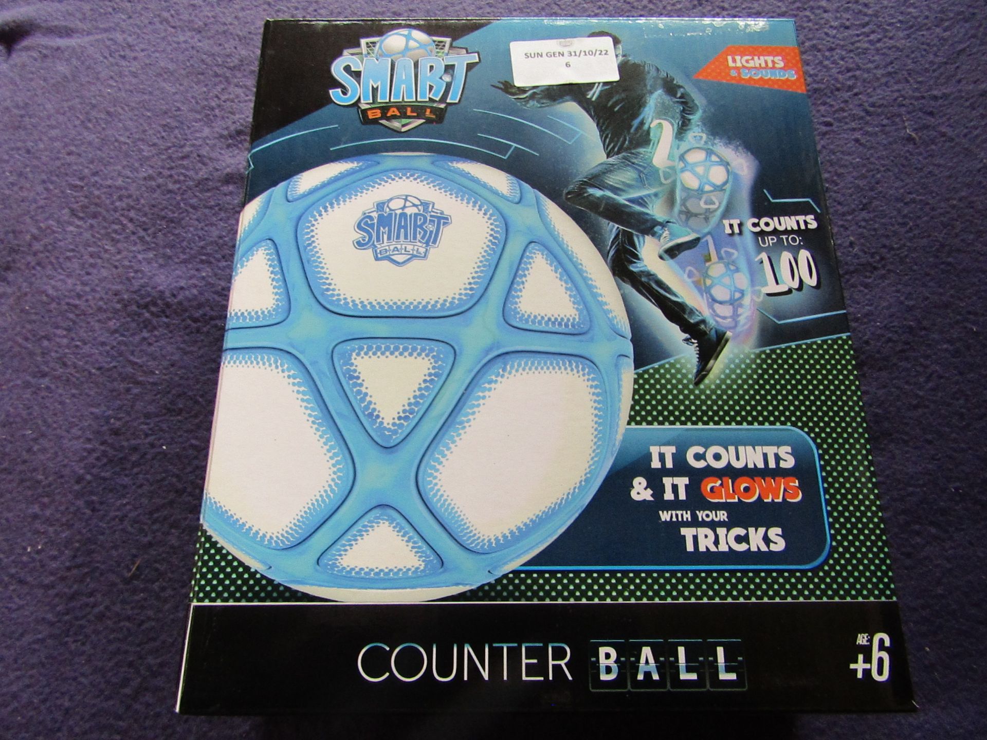 Smart Ball - Lights & Sounds Counter Ball - Unchecked & Boxed.