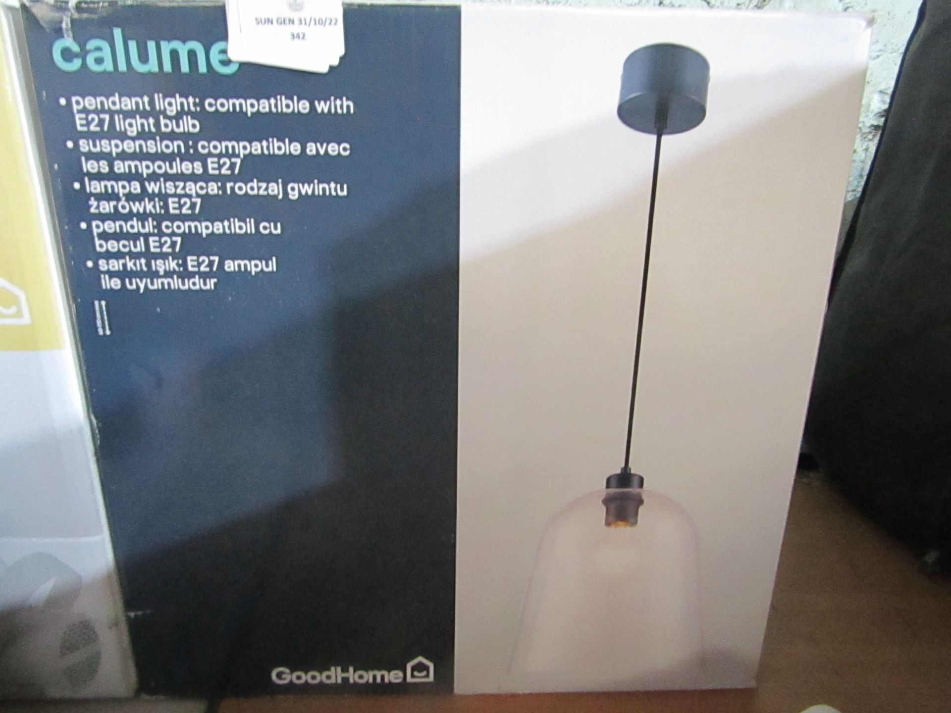 GoodHome - Calume Pendant Light - Unchecked & Boxed.