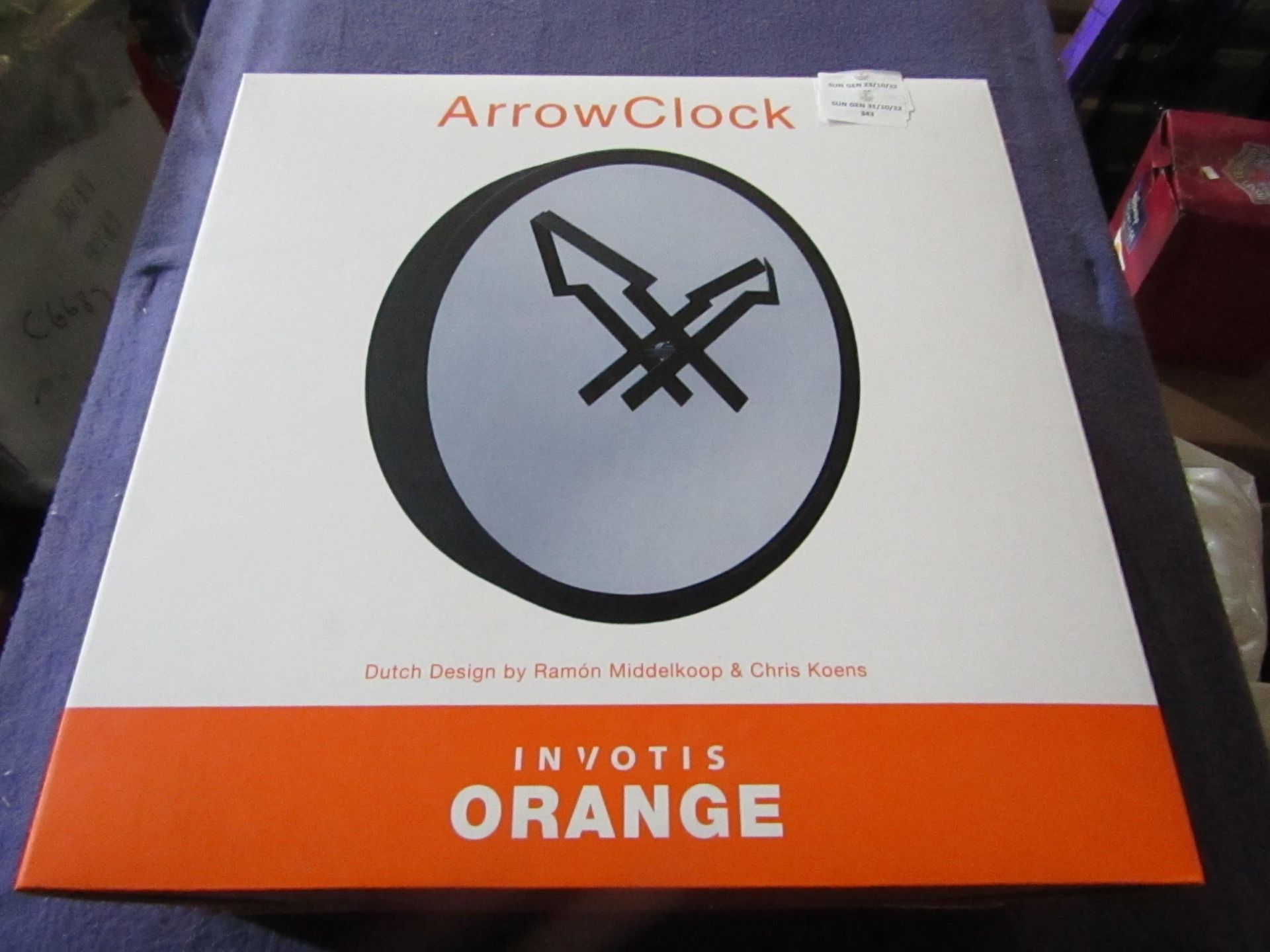 Invotis - Arrow Clock - Unchecked & Boxed.