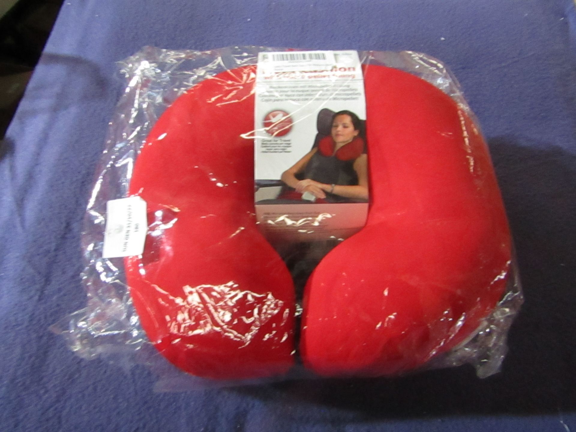 Out Of The Blue - Red Neck Cushion - Unused & Packaged.