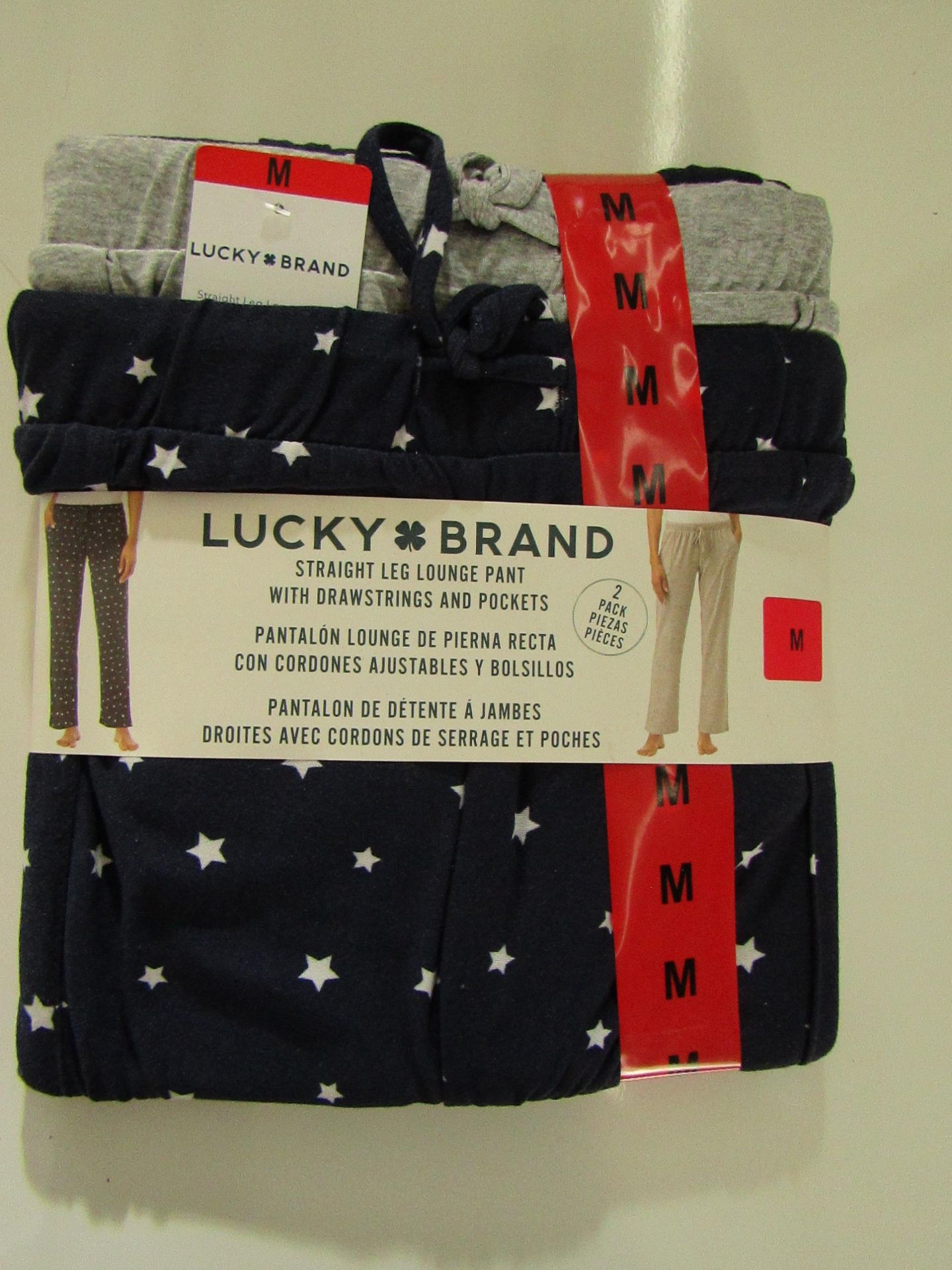 Lucky Brand - Straight Leg Lounge Set With Pockets - Size Medium - New & Packaged.