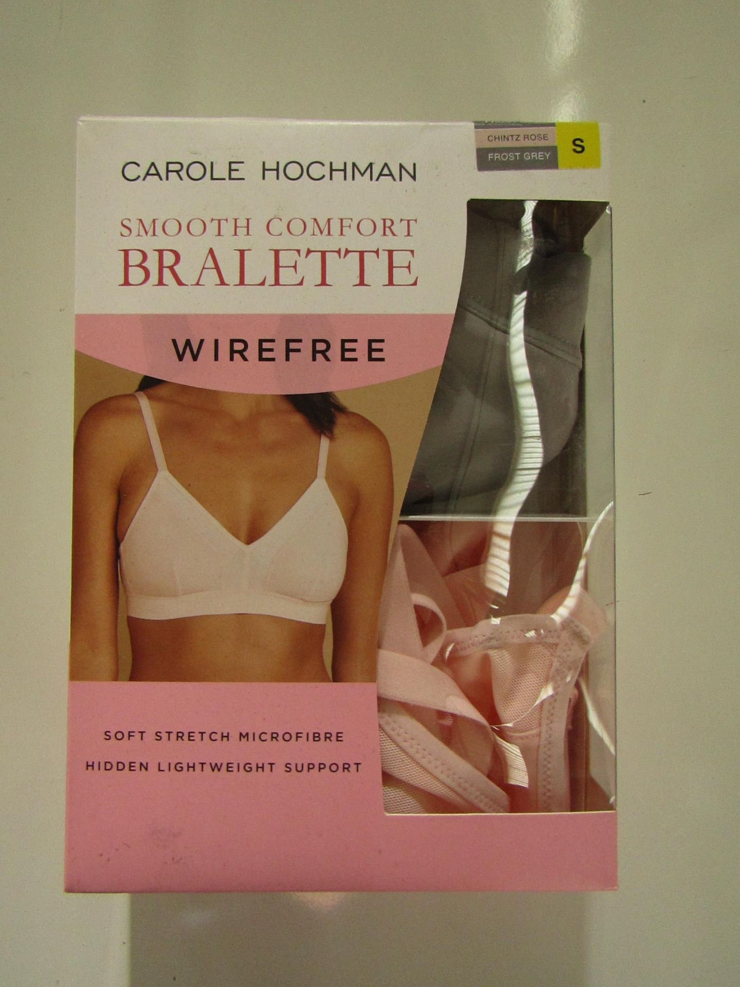 Carole Hochman - Wirefree Bralette ( Pack of 2 ) - Size Small - New & Boxed. (Picked at Randon So