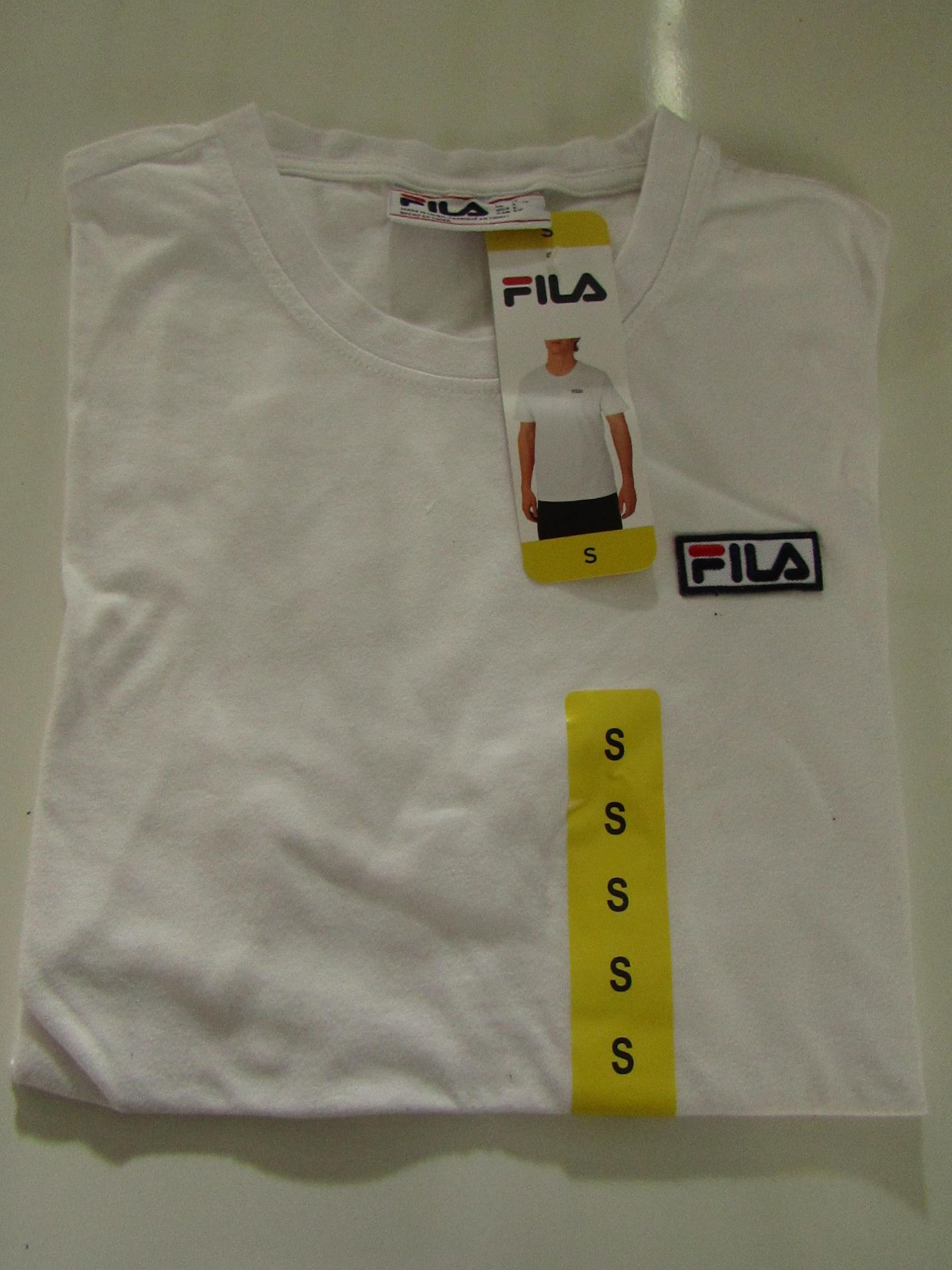 Fila - Lucano T/Shirt White - Size Small - New With Tags