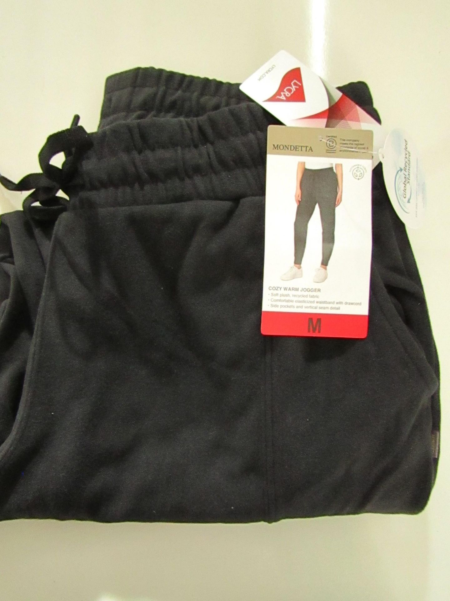 Mondetta - Ladies Cozy Joggers - Black Size Medium - New With Tags.