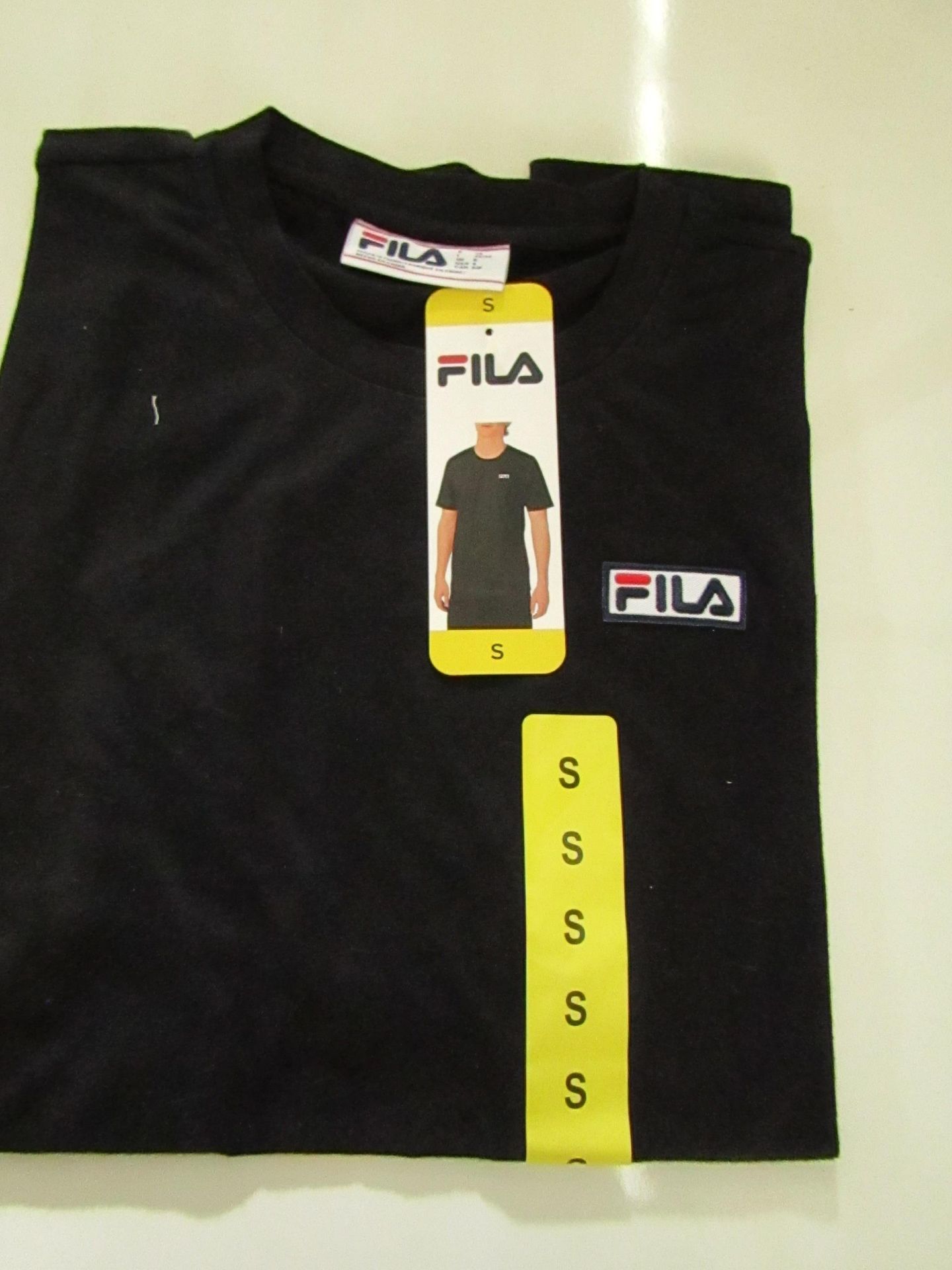 Fila - Lucano T/Shirt Black - Size Small - New With Tags