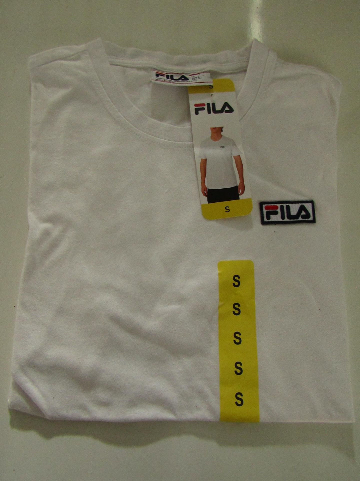 Fila - Lucano T/Shirt White - Size Small - New With Tags