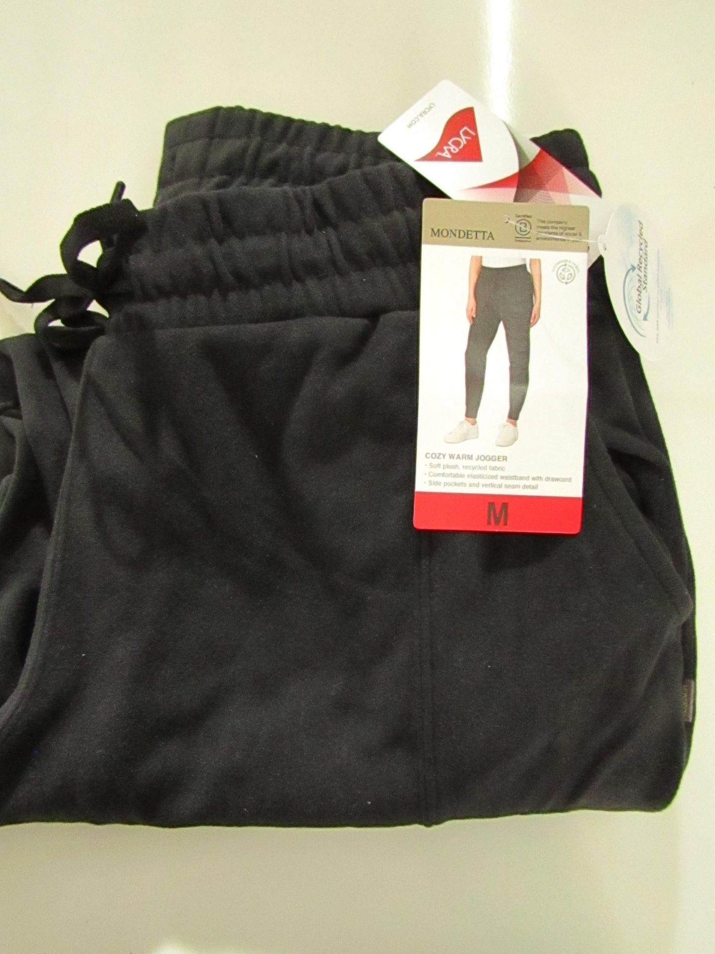 Mondetta - Ladies Cozy Joggers - Black Size Medium - New With Tags.