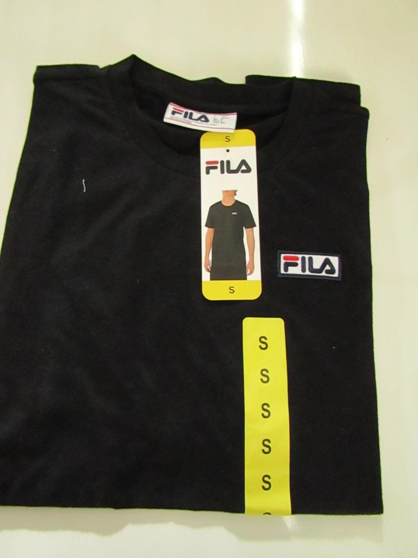 Fila - Lucano T/Shirt Black - Size Small - New With Tags