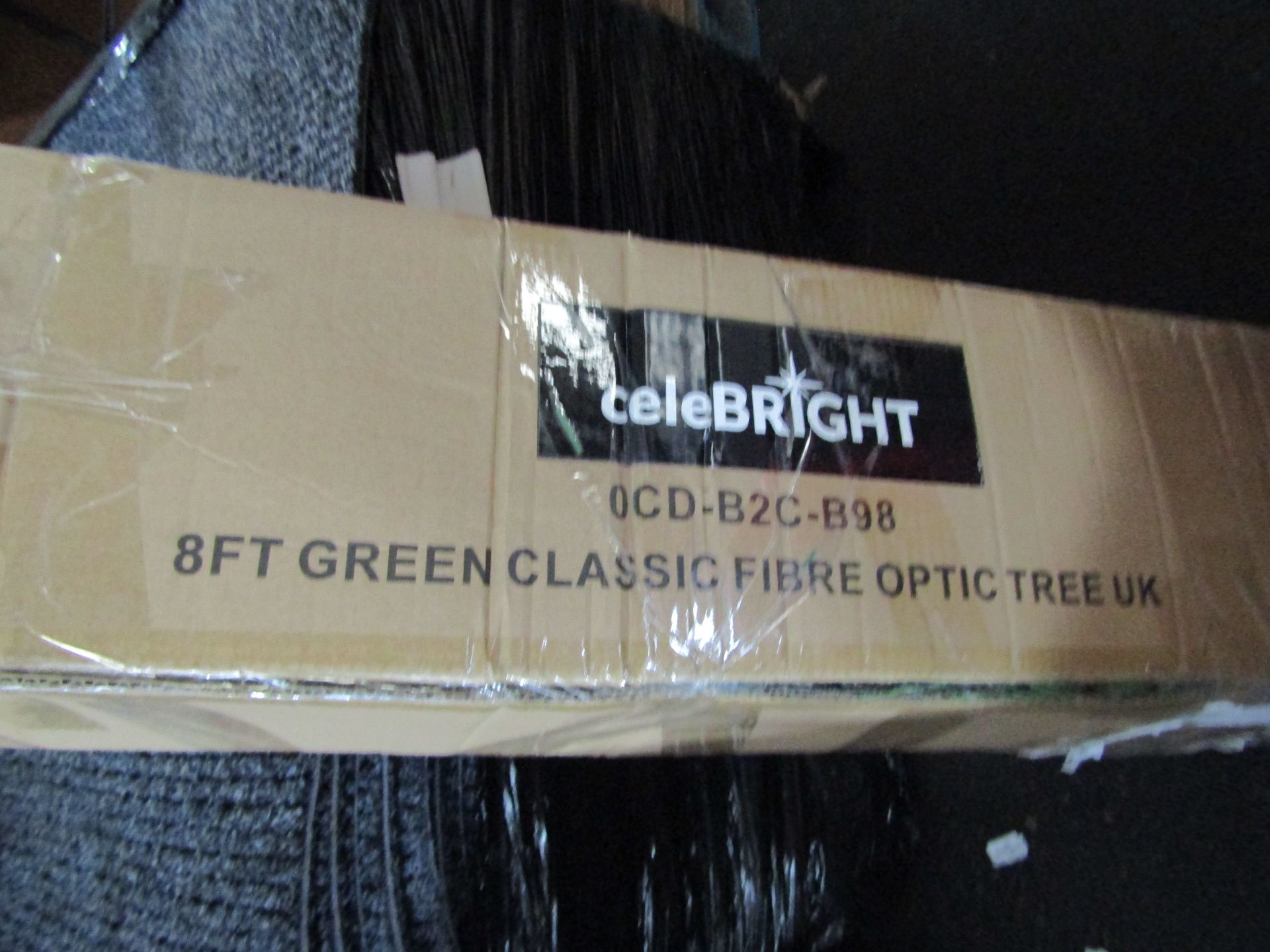 | 1X | CELEBRIGHT 8FT GREEN CLASSIC FIBRE-OPTIC CHRISTMAS TREE | USED CONDITION UNCHECKED &