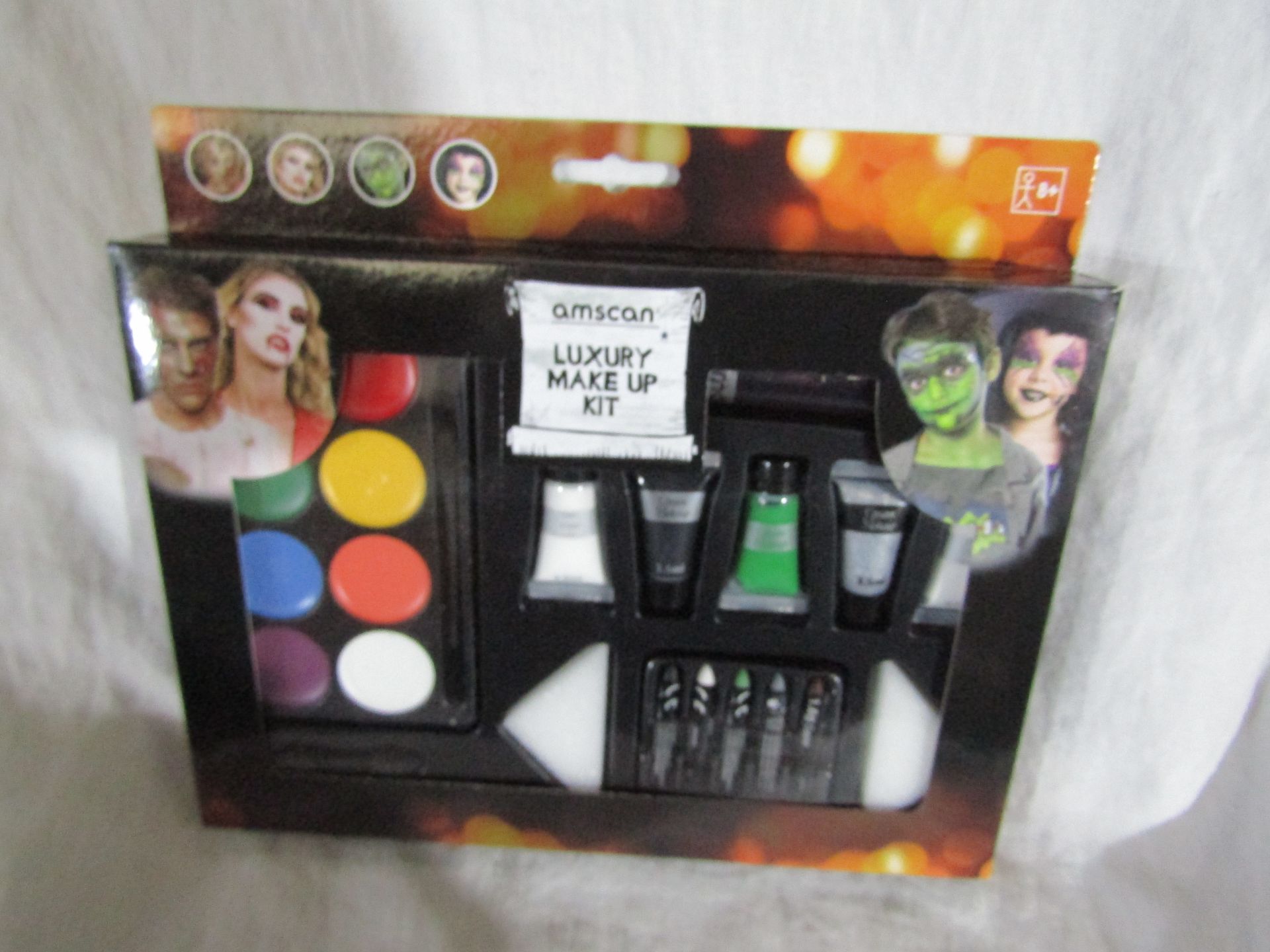 6x Amscan - Luxury Halloween Make-Up Sets - New & Packaged.