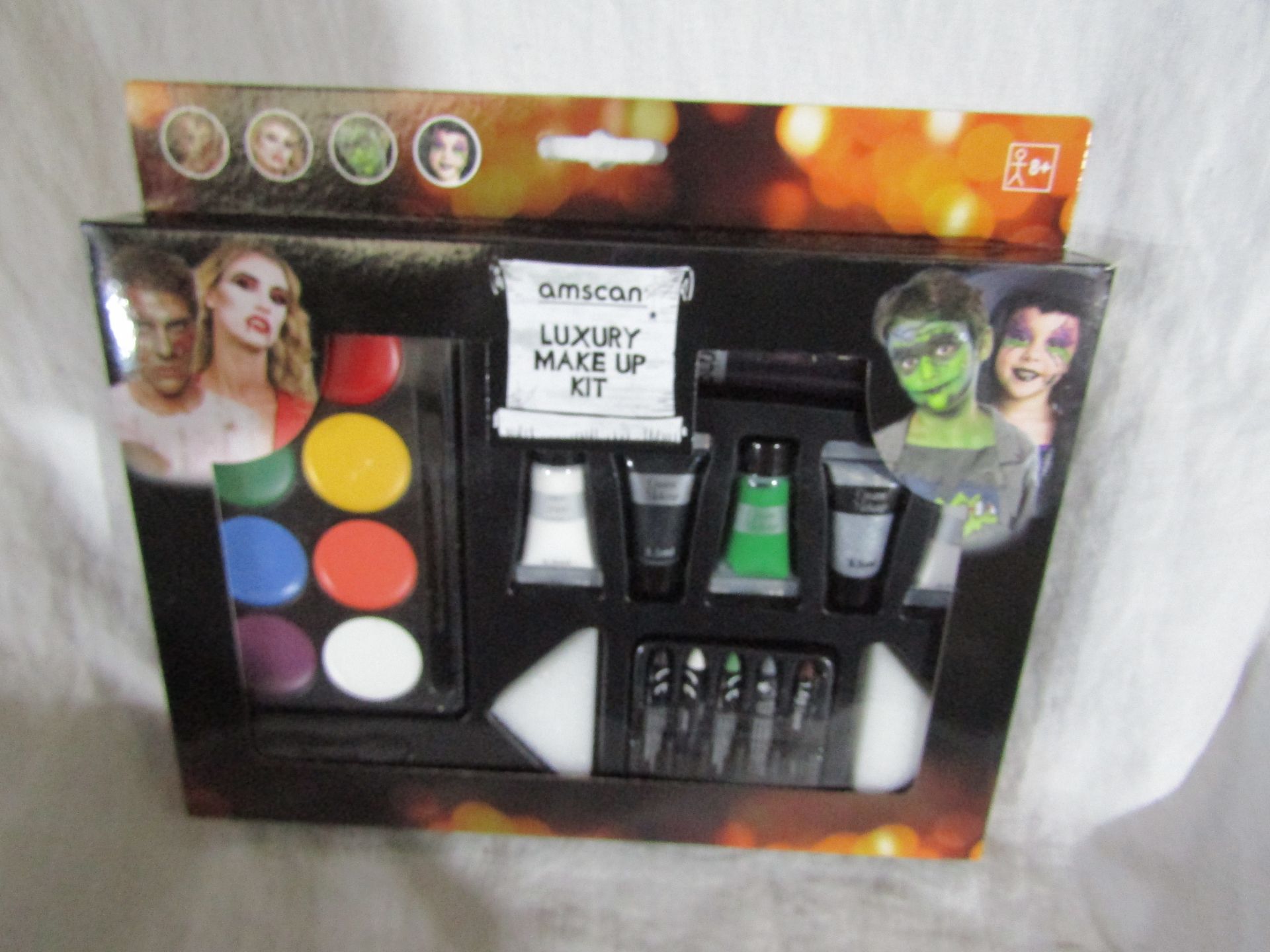 6x Amscan - Luxury Halloween Make-Up Sets - New & Packaged.