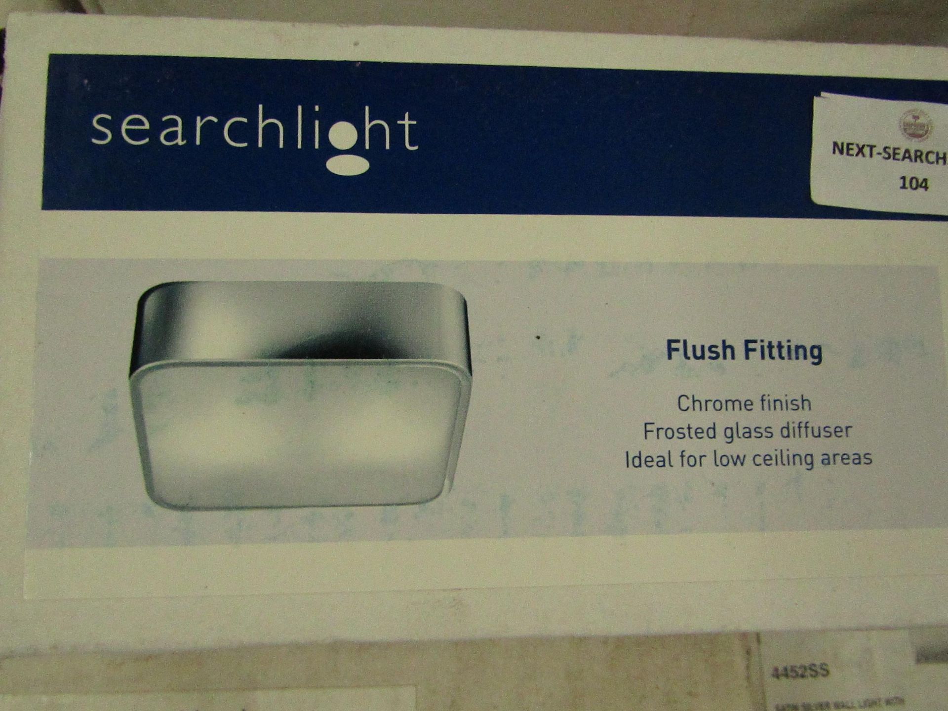 Searchlight 1030-25CC Flush 2 Light Square Flush RRP ô?65.00 - This lot contains unsorted raw - Image 2 of 2