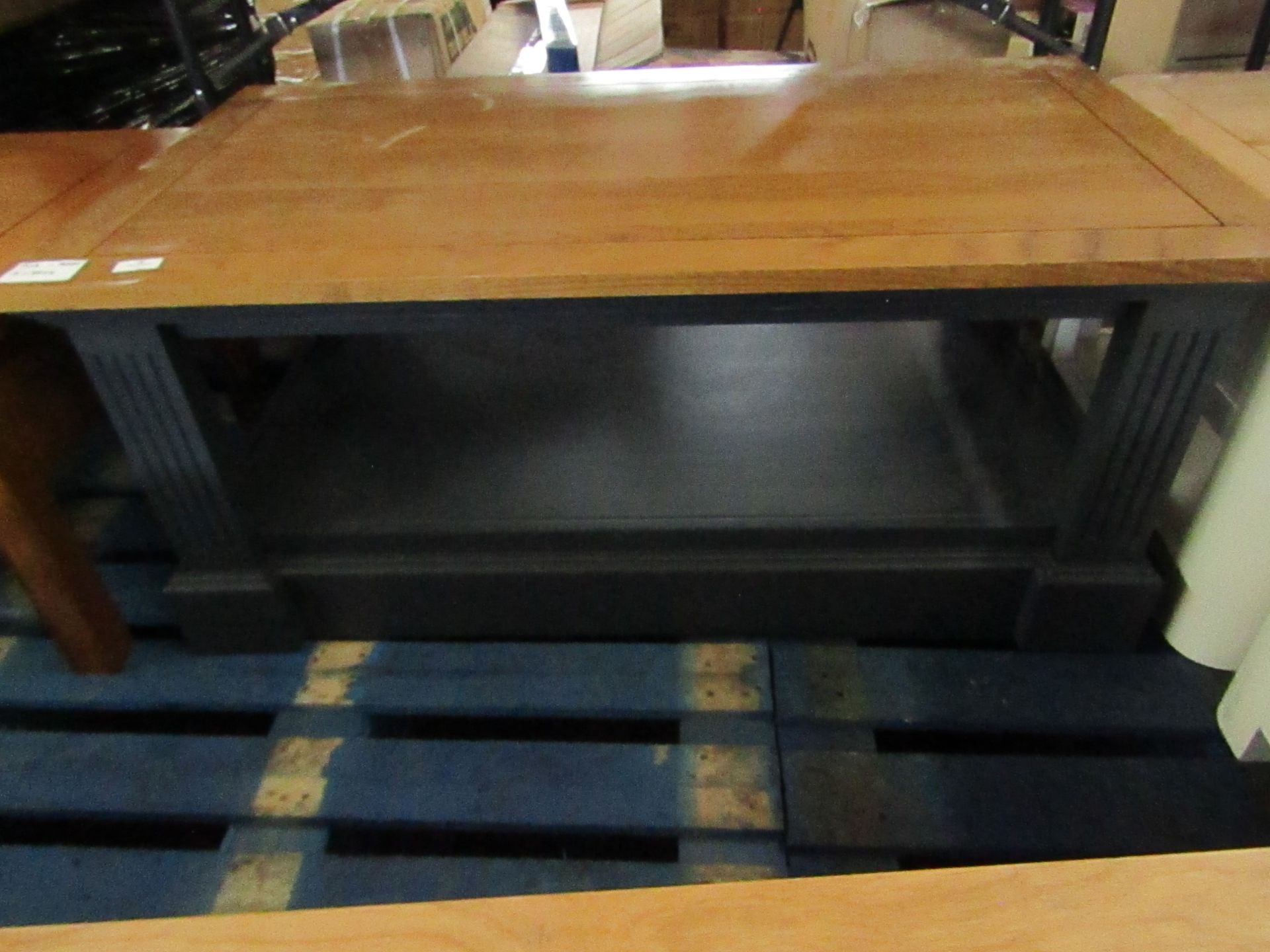 Oak Furnitureland Grove Dark Grey Coffee Table Solid Hardwood RRP £199.99 (SKU OAK-APM-GRV008 PID