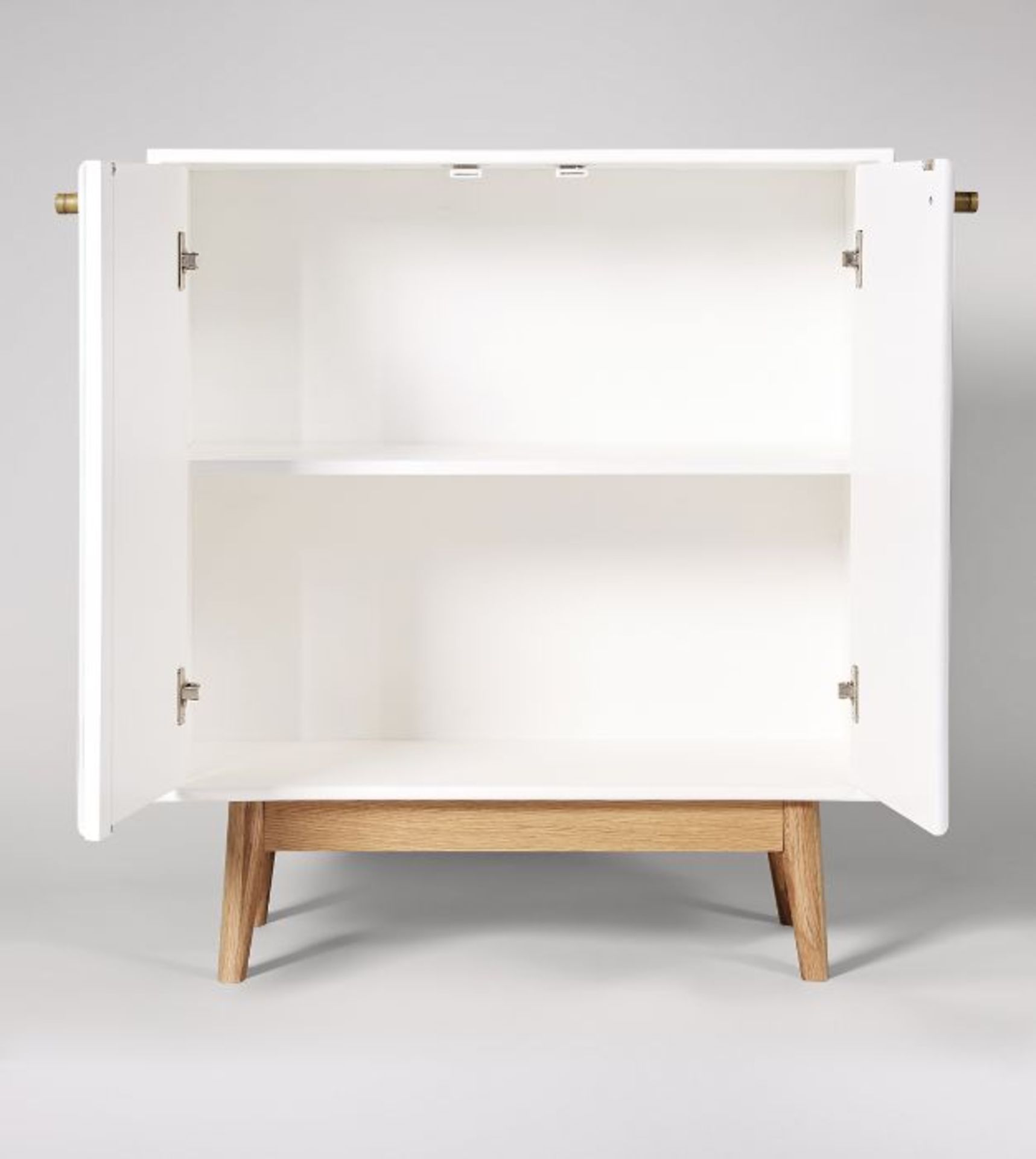 Swoon Thurlestone Cabinet in White Natural Mango Wood RRP £399 SKU SWO-AP-thurlestonecabinetwhib- - Image 4 of 4