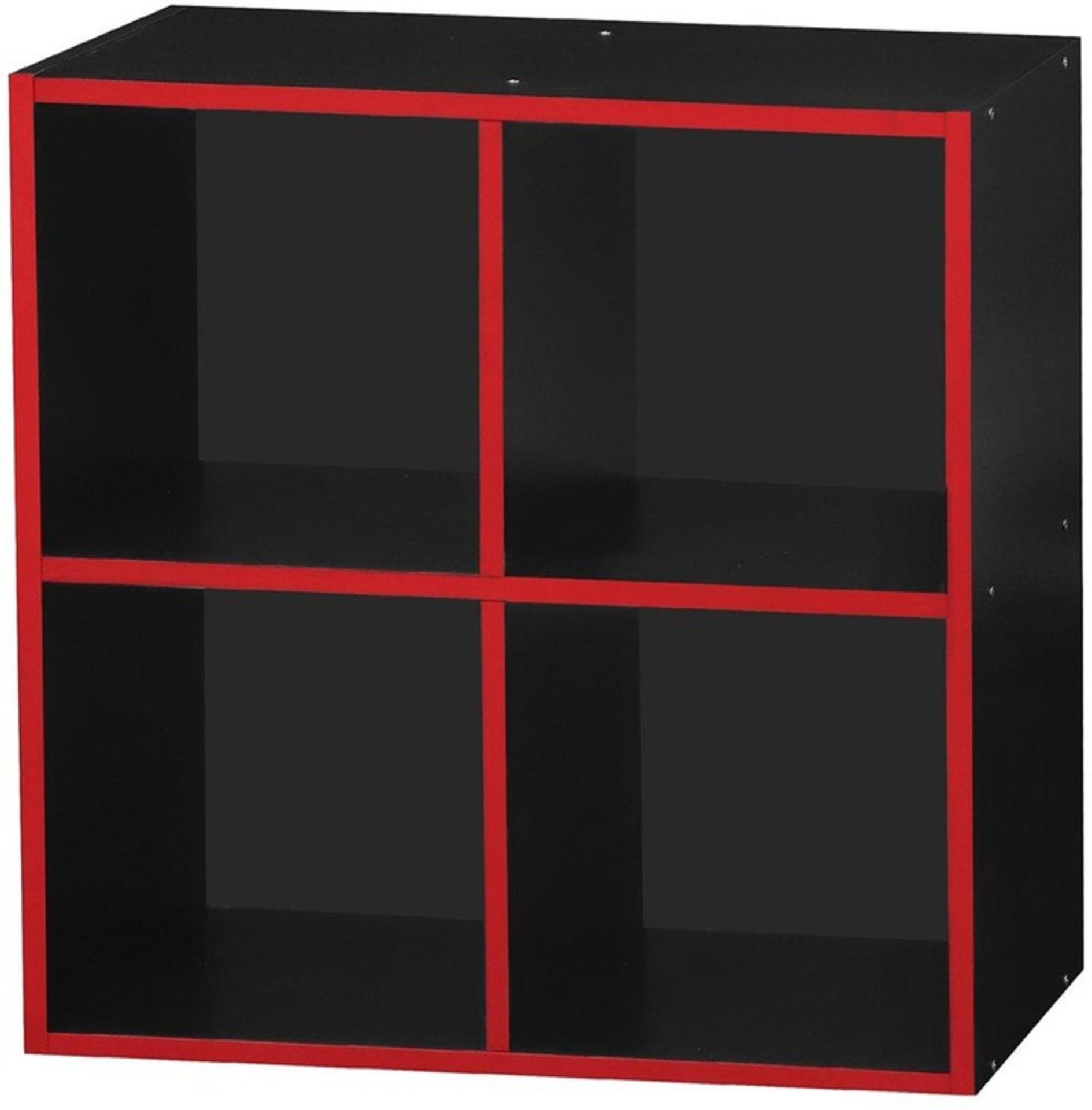 Lloyd Pascal Virtuosa 4 Cube Storage unit in Black & Red.RRP £55