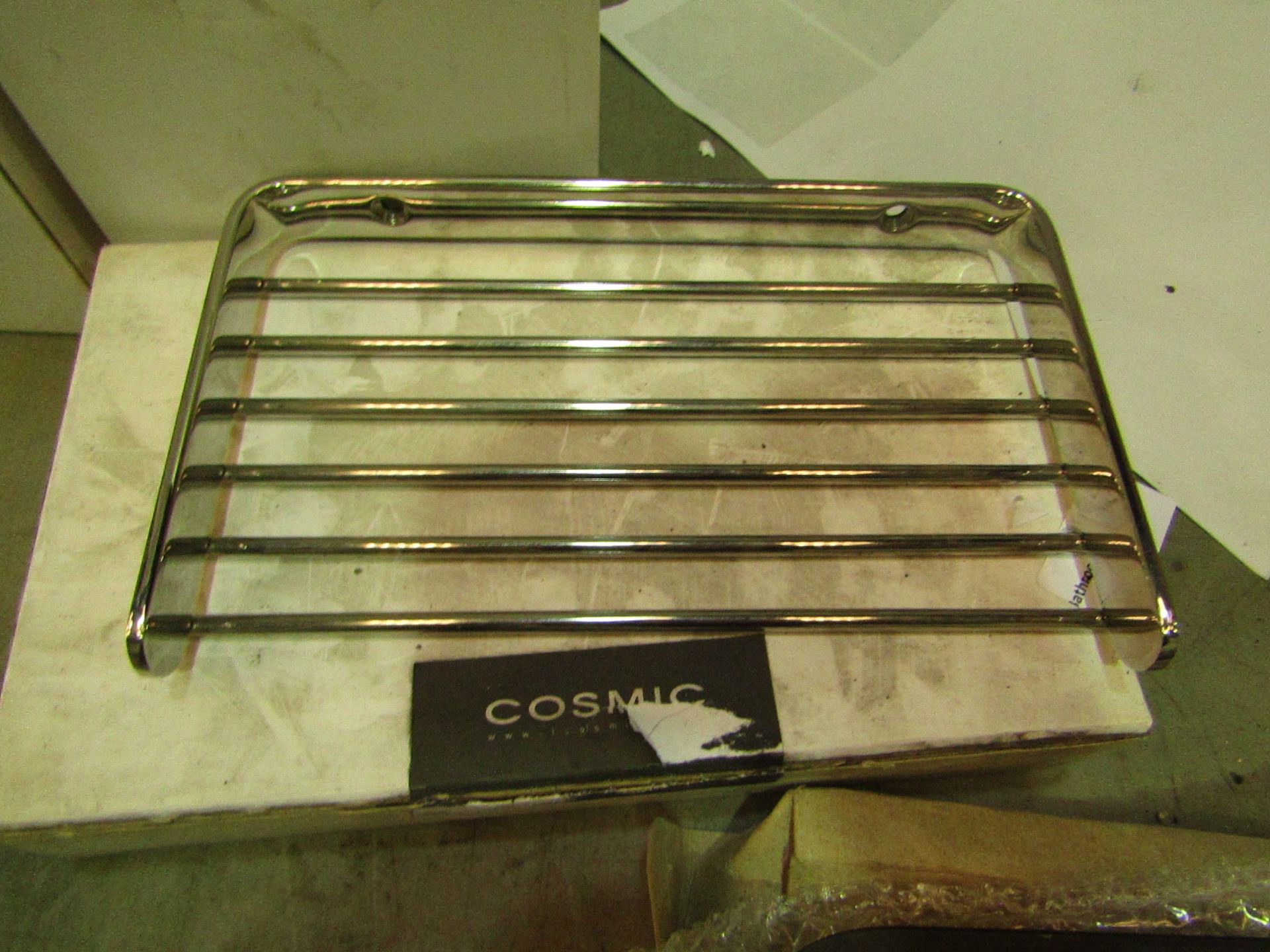 Cosmic Architect rack soap dish, new and boxed