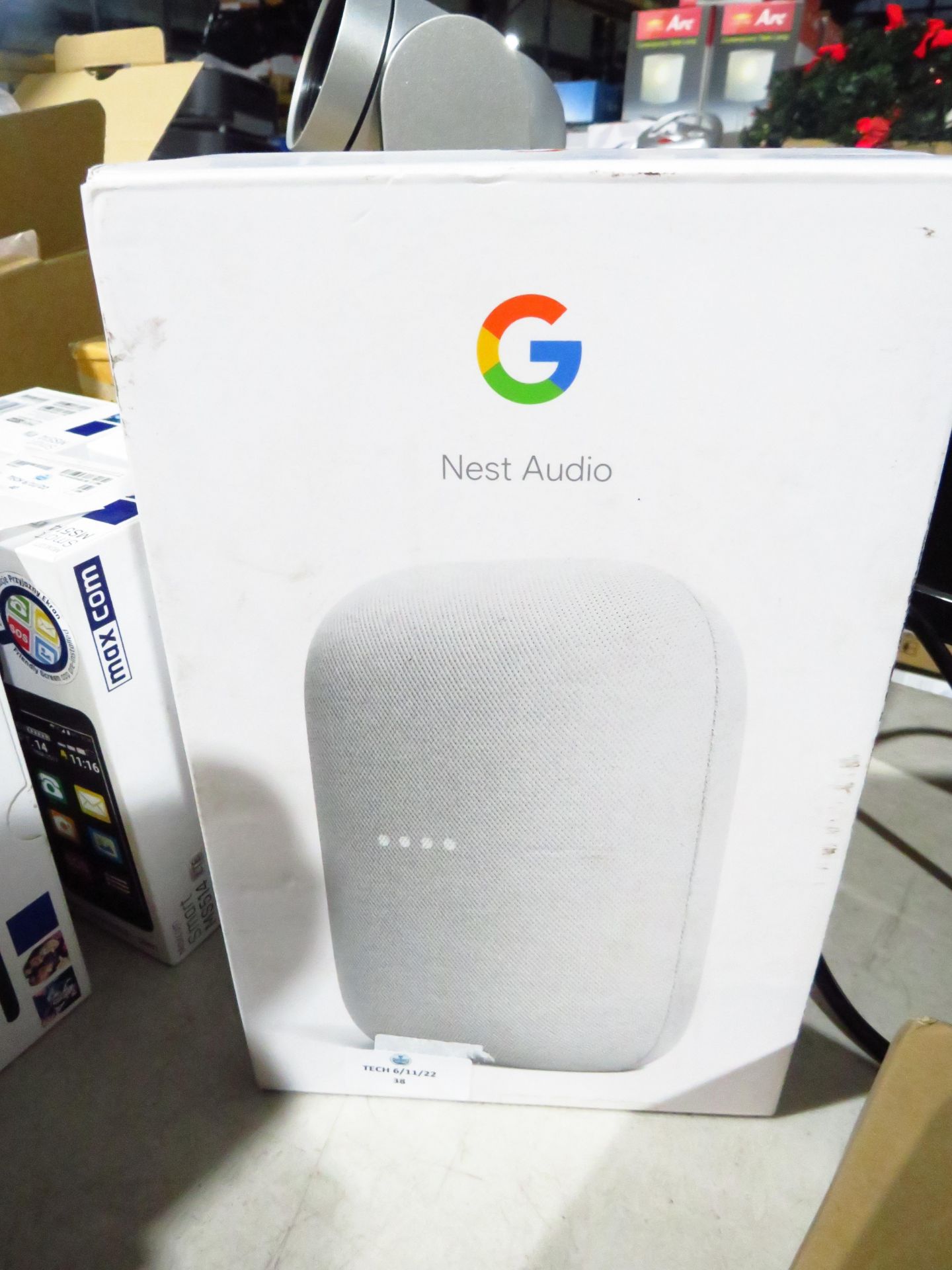 Google Nest Audio boxed unchecked