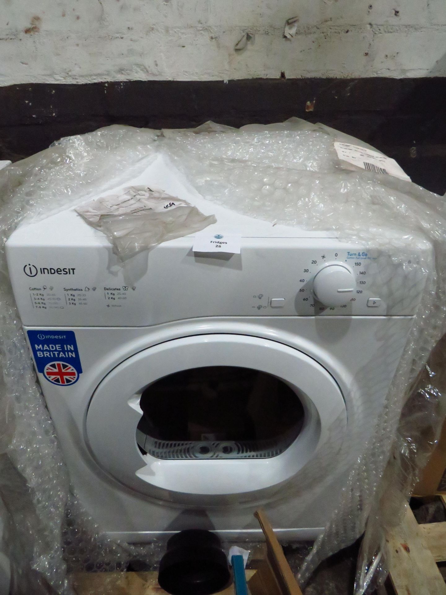 Indesit I1D80WUK 8Kg Vented Tumble Dryer - White RRP ¶œ229.00