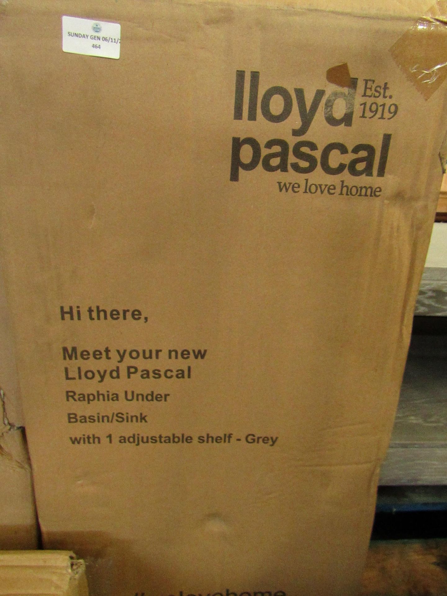 Lloyd Pascal - Under-Basin Stoarge Unit - White - Unchecked & Boxed.