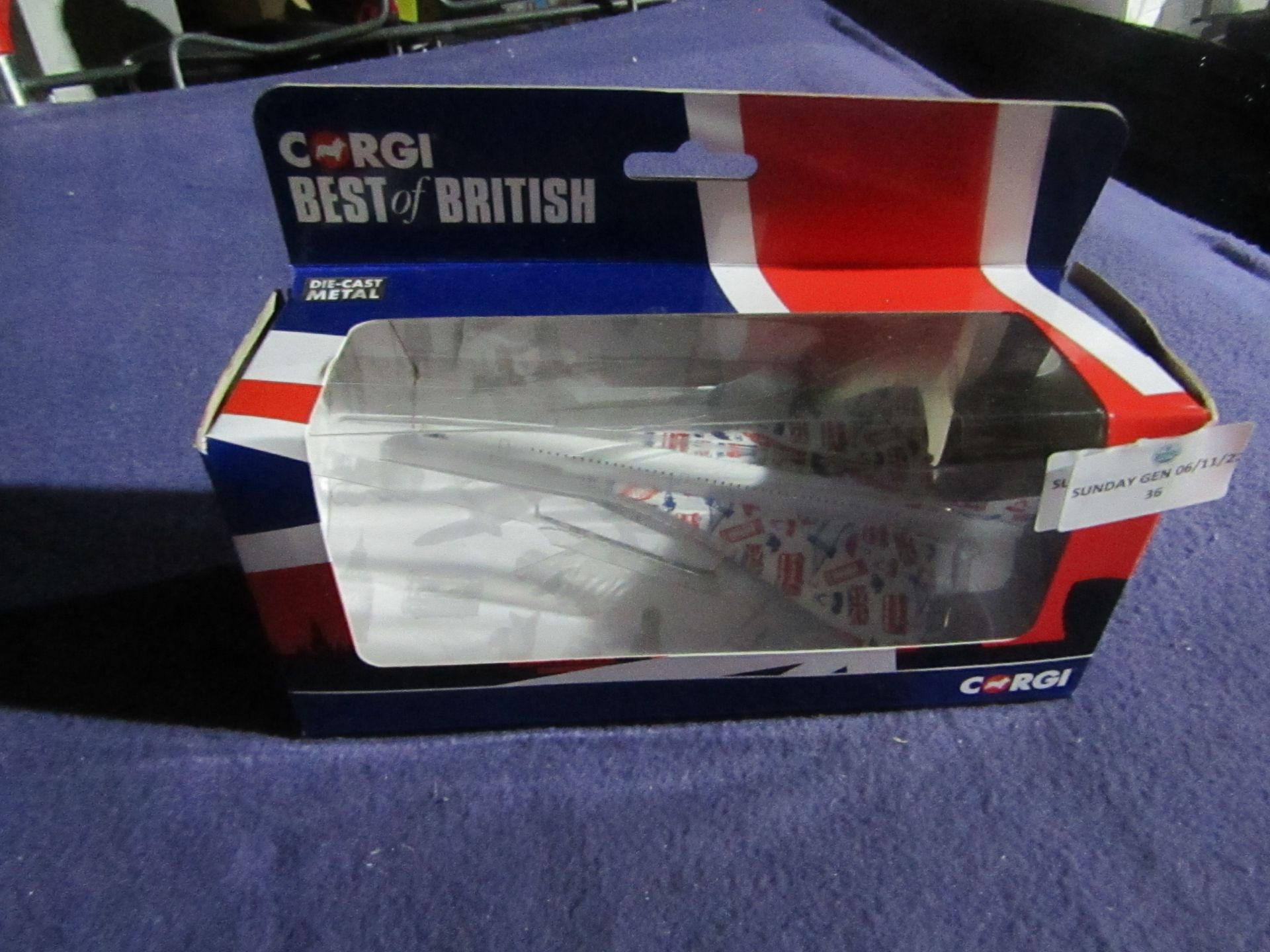 Corgi Best of British - Die Cast Plane - Packaging Damaged.