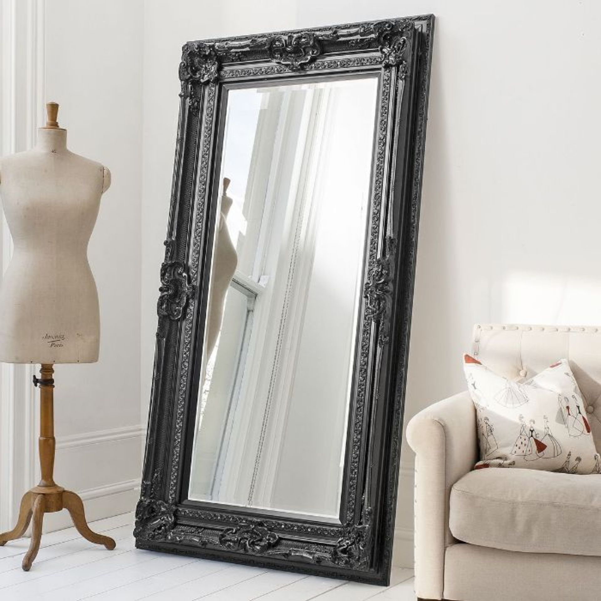 Moot Group Valois Mirror Black RRP œ599.00 SKU 5055299423271 PID MOO-APG87 Grand stately mirror in a