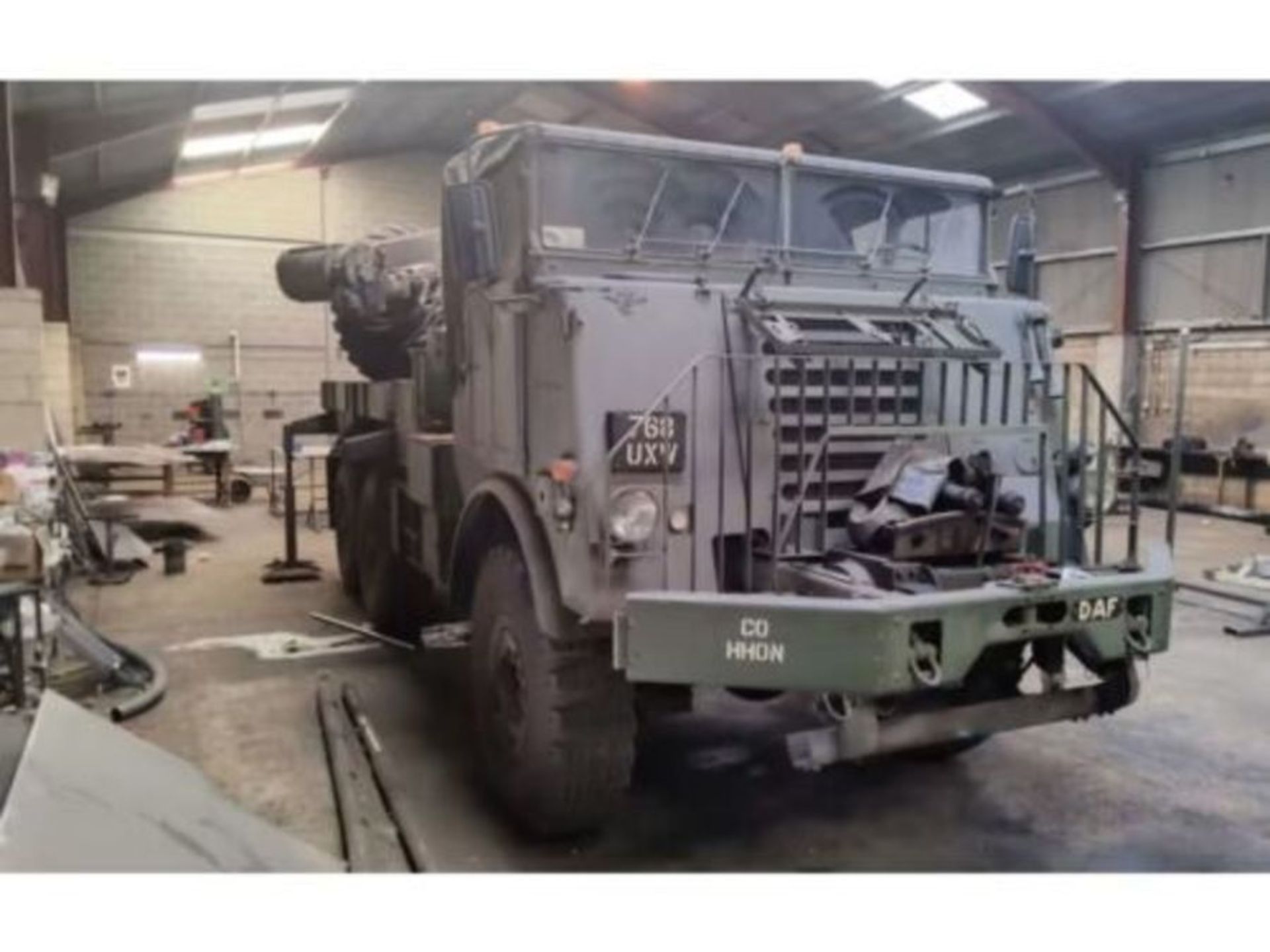 DAF YA616 6-Wheel Drive Military Crane Vehicle (Built for Dutch Army 1959/re-built in 1968) 10-ton - Image 10 of 10