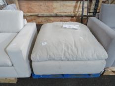 Made.com Samona Pillowtop Footstool Natural Cotton & Linen Mix RRP œ475.00The items in this lot