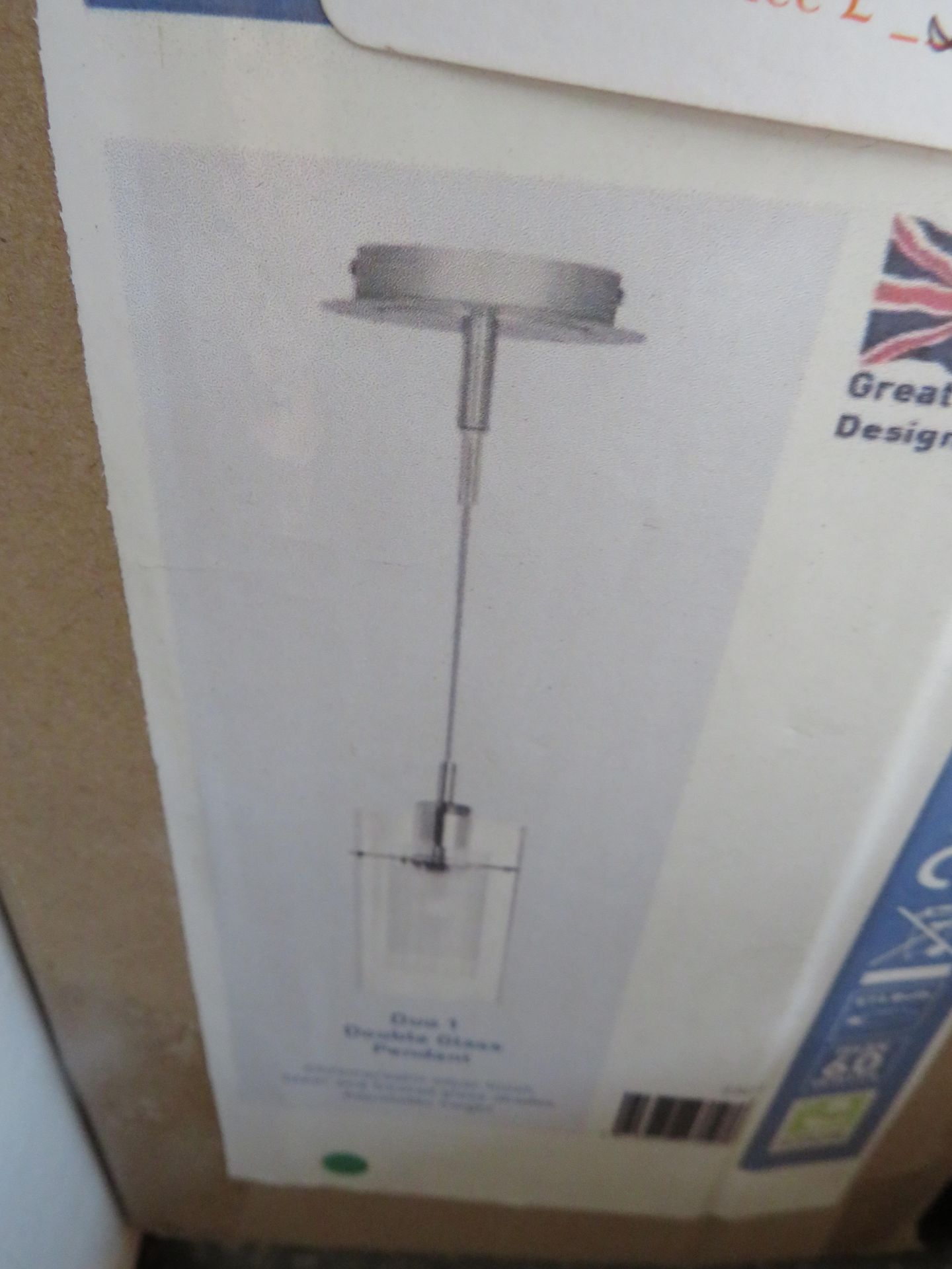 Searchlight Duo I Double Glass 1lt RRP “?52.00 - This lot contains unsorted raw customer returns,