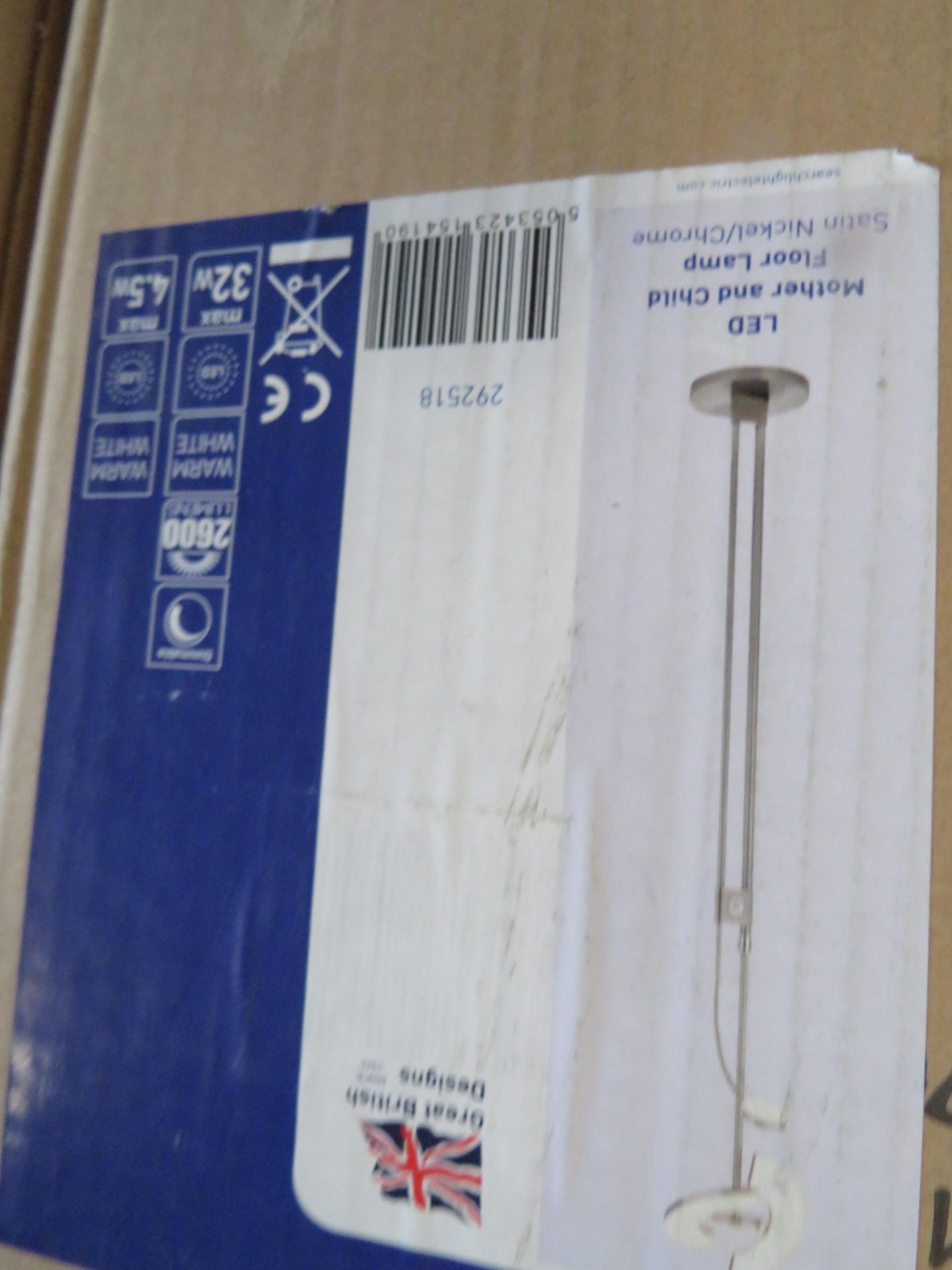 Searchlight Illuminated bathroom mirror flush RRP “?89.00 (PLT 3plt) - This lot contains unsorted