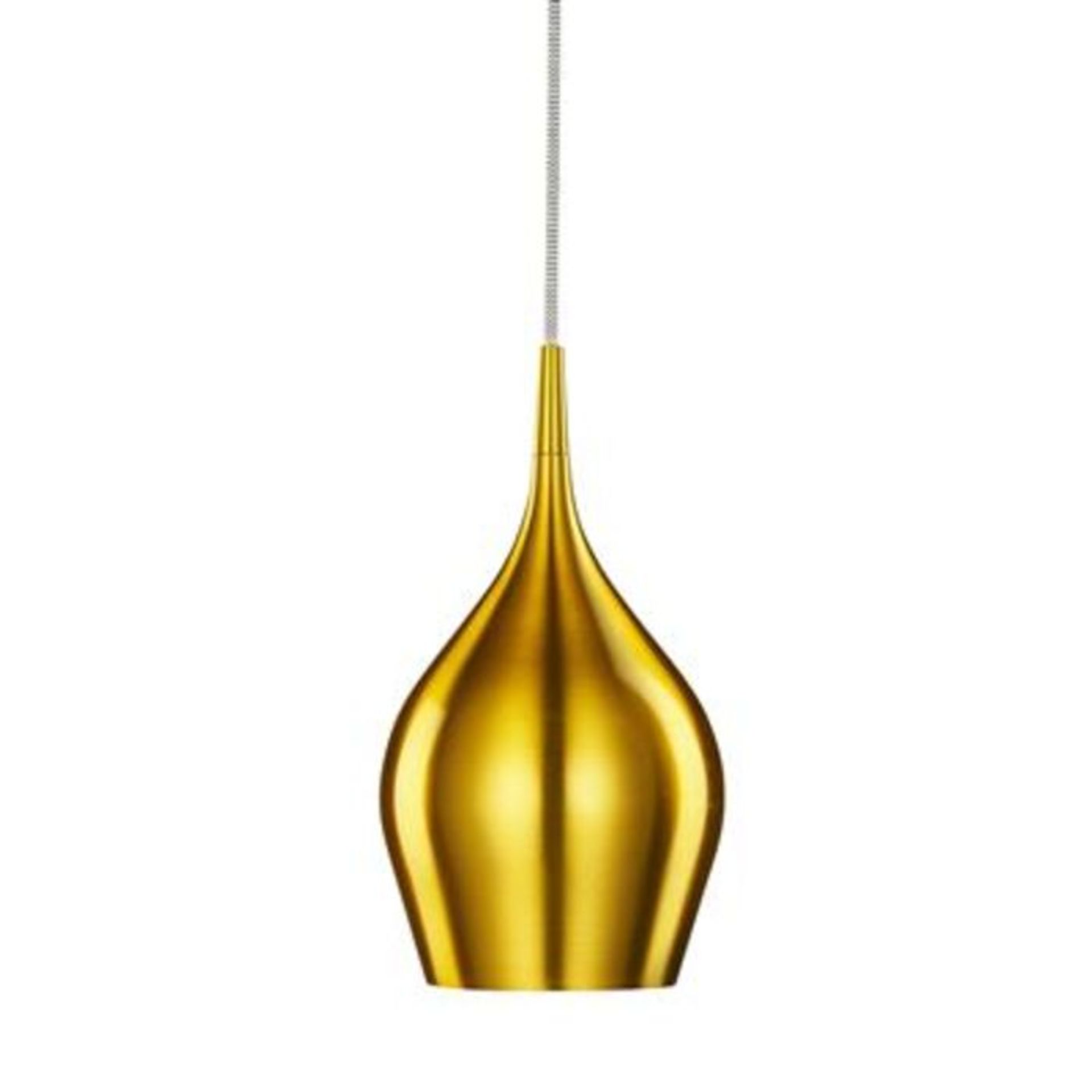 Searchlight Vibrant 1lt Gold Pendant Dia 12cm RRP œ52.50 This Vibrant gold bell pendant light has