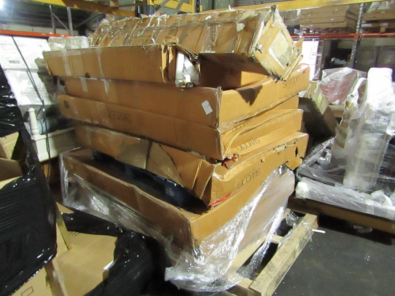 Pallets of BER Furniture from Swoon, Oak Furniture land and more