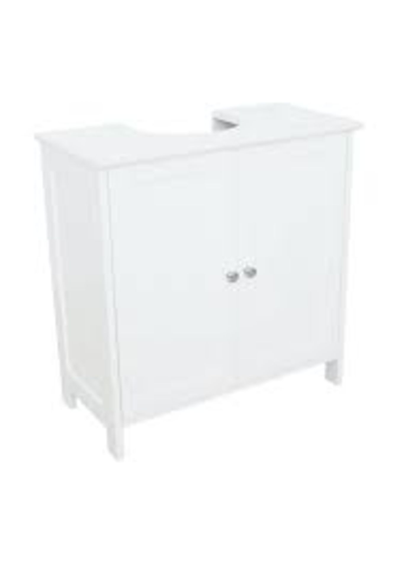 Lloyd Pascal White Underbasin Storage unit. RRP £85. Boxed & unchecked