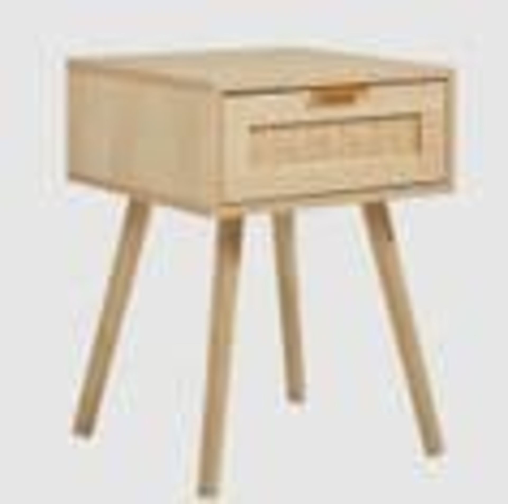 Lloyd Pascal 1 Drawer Table in Rattan. RRP £69. Boxed & unchecked