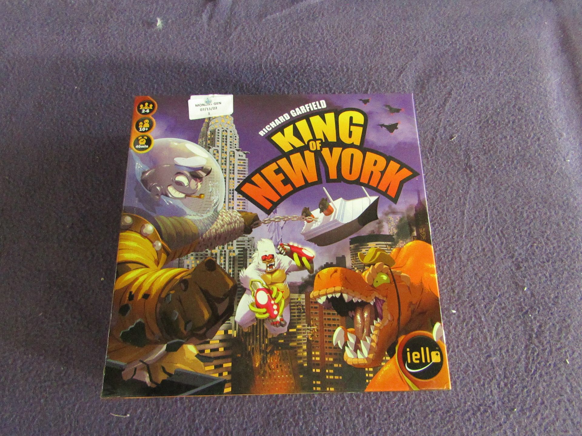 Richard Garfield - King Of New York 2-6 Player Game - Unchecked & Boxed.