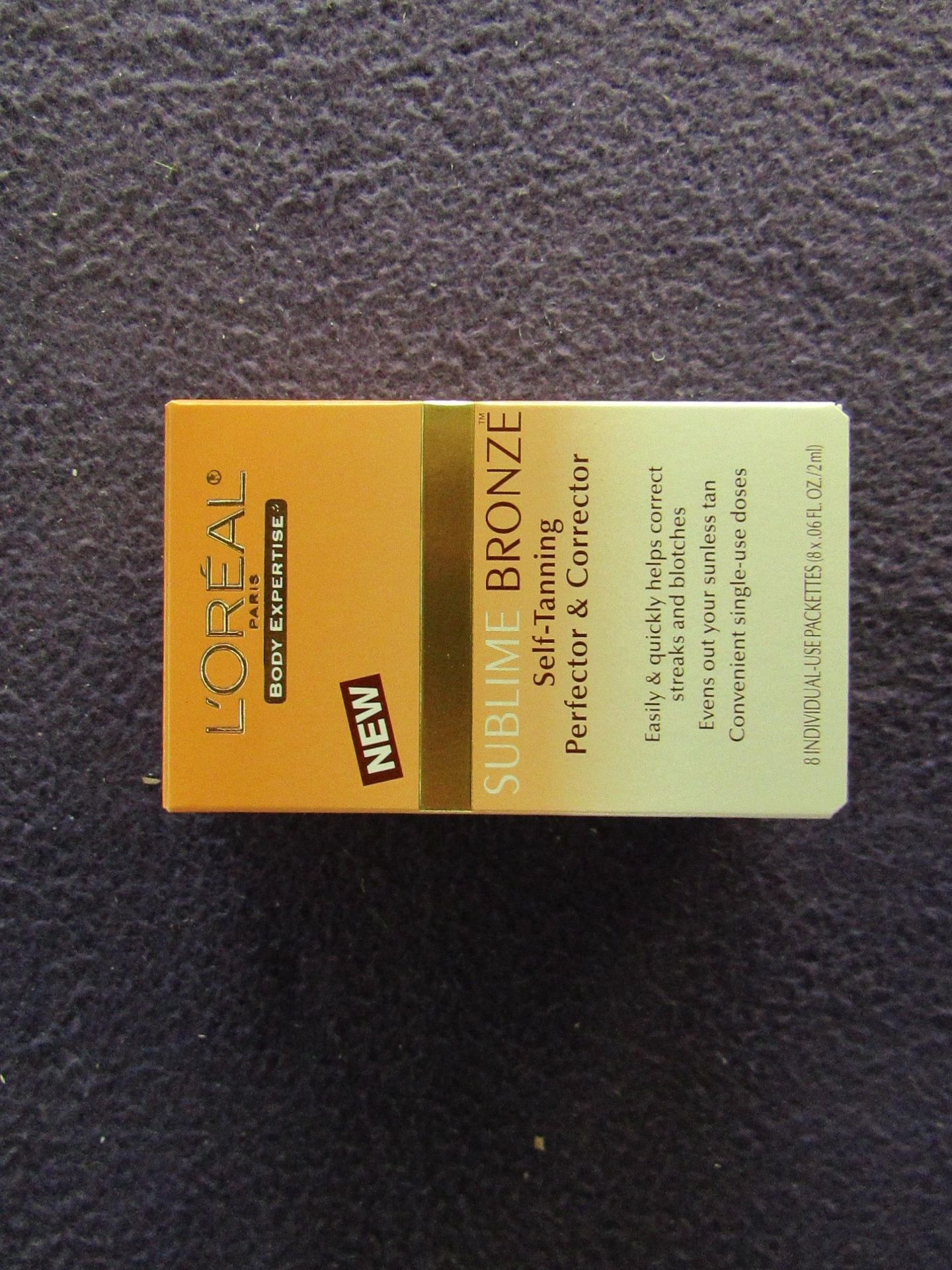 30x L'Oreal - Sublime Bronze Self-Tanning Perfector & Corrector ( 8x 0.6ml Satchets Per Box ) -