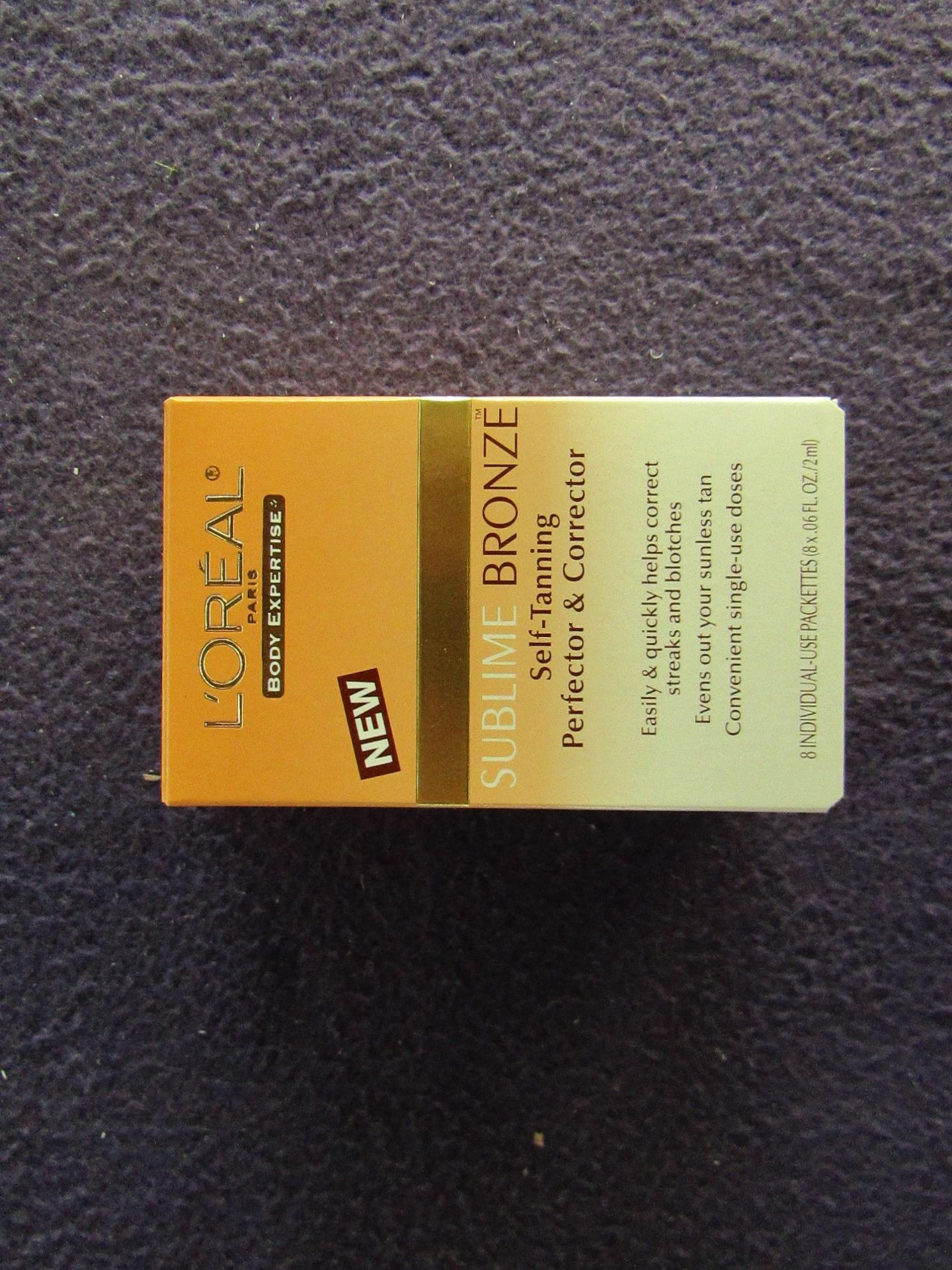 30x L'Oreal - Sublime Bronze Self-Tanning Perfector & Corrector ( 8x 0.6ml Satchets Per Box ) -