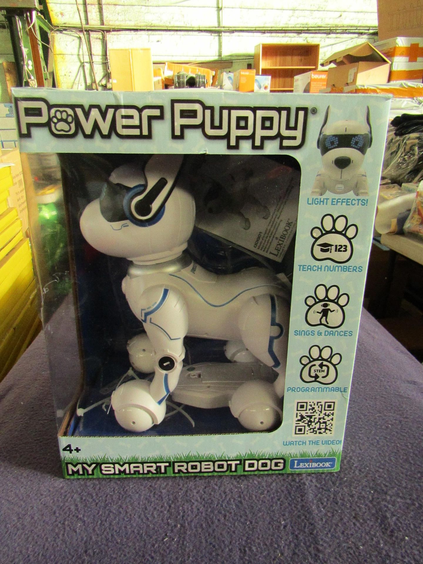 Lexibook - Power Puppy Smart Robot Dog - Looks In Good Condition, Untested & Boxed.