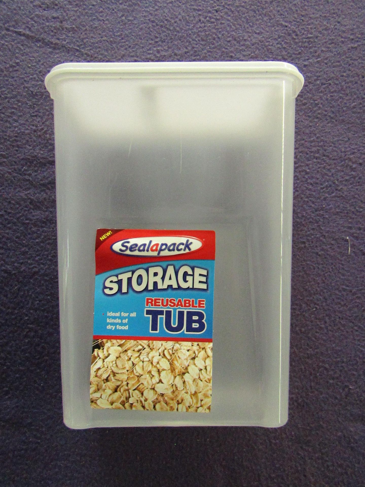 8x Sealapack - Reusable Storage Tub - Comes With Lid - Good Condition.