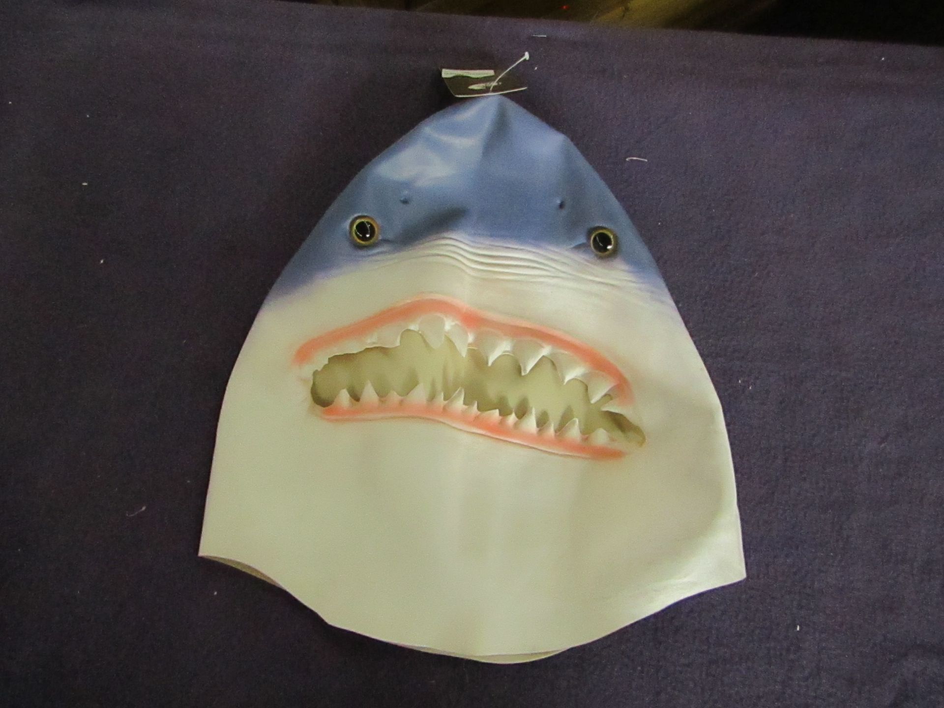 What? - Natural Latex Shark Mask - No Packaging.