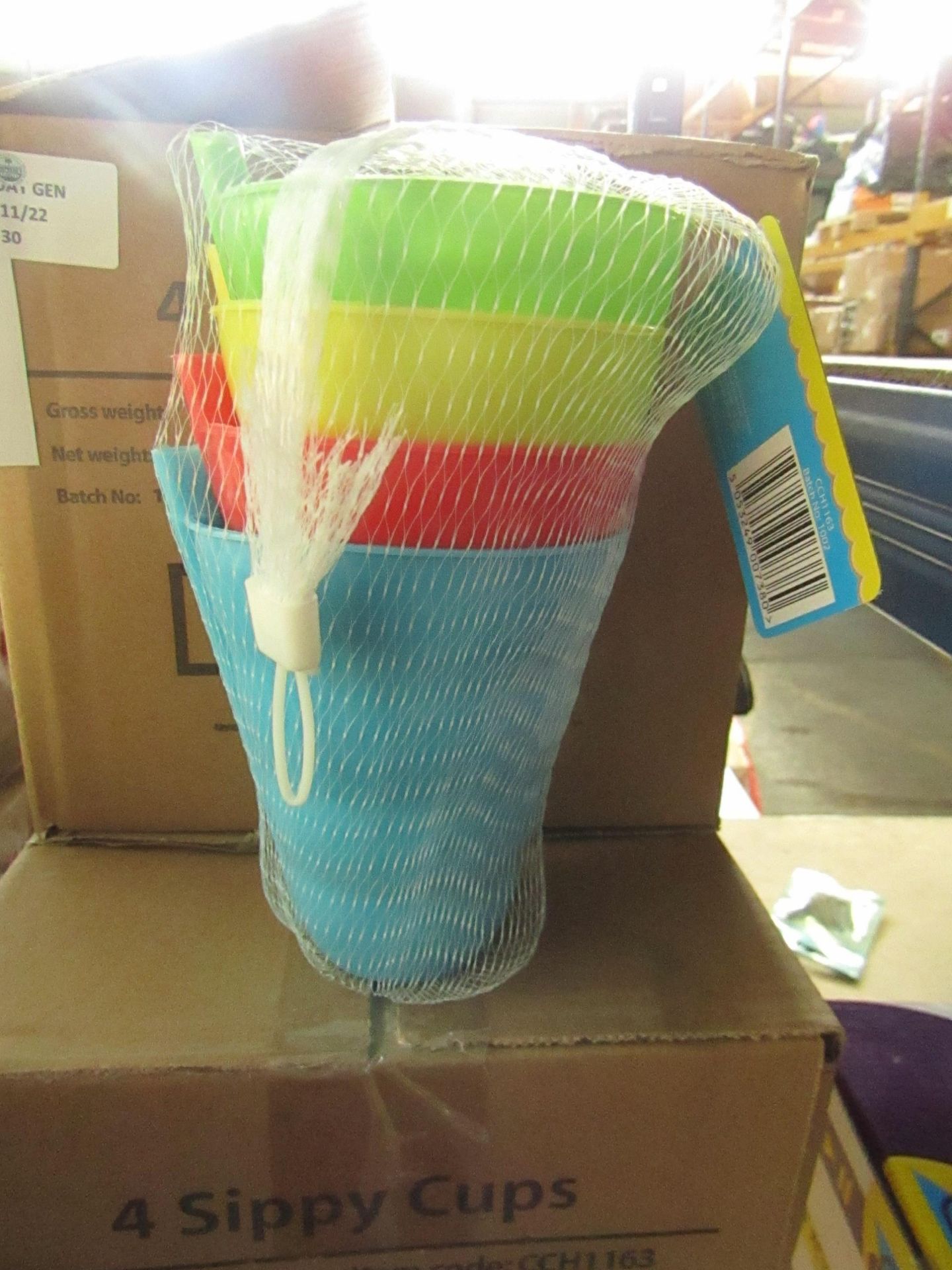 12x Sets of 4 Sippy Cups - All Unused & Packaged.