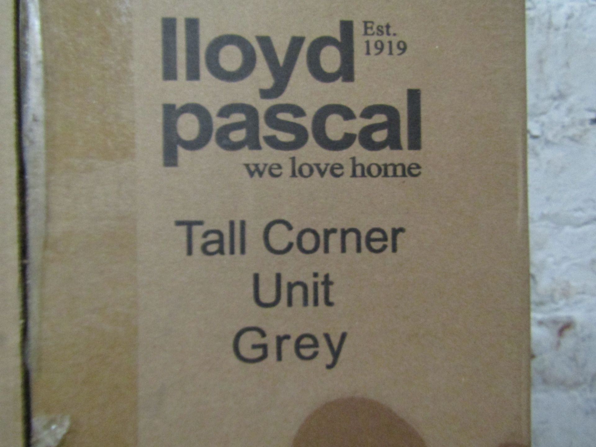 Lloyd Pascal Tall Corner Unit, Grey. RRP £129 - Image 2 of 2