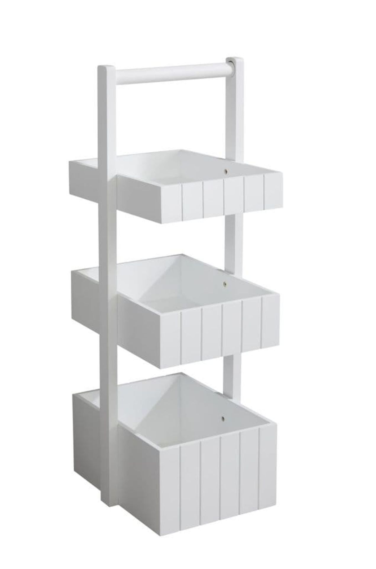 Lloyd Pascal 3-Tier Caddy, White. RRP £25