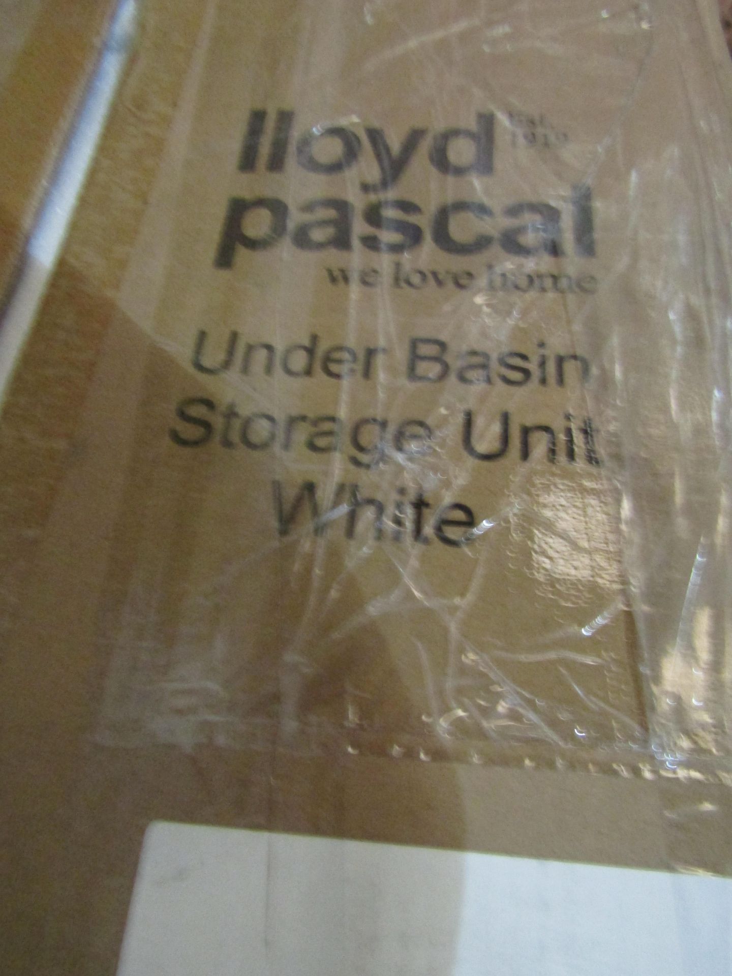 Lloyd Pascal Under Basin Storage Unit, White. RRP £79 - Image 2 of 2