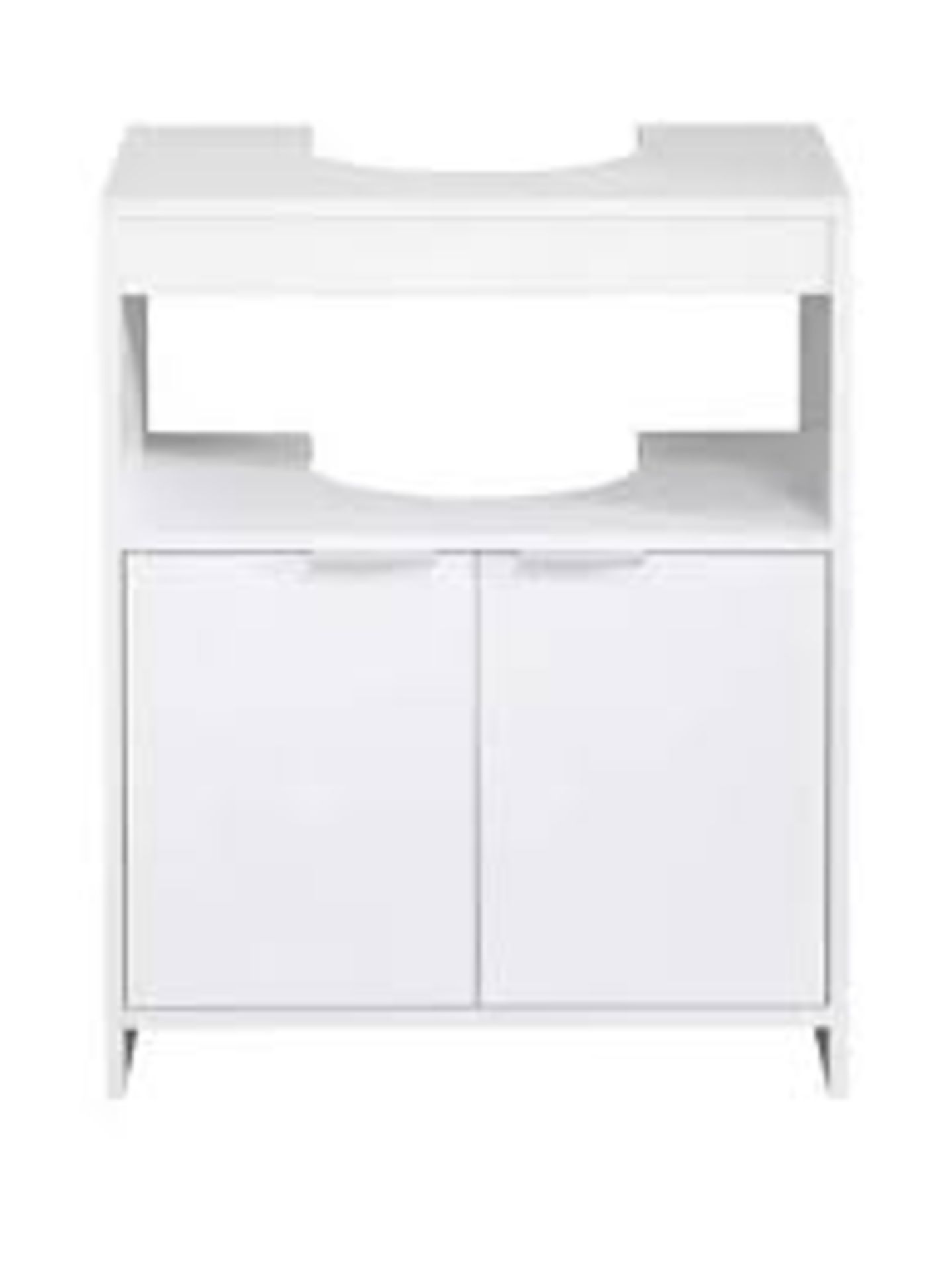 Lloyd Pascal Underbasin with Open Shelf, White. RRP £69