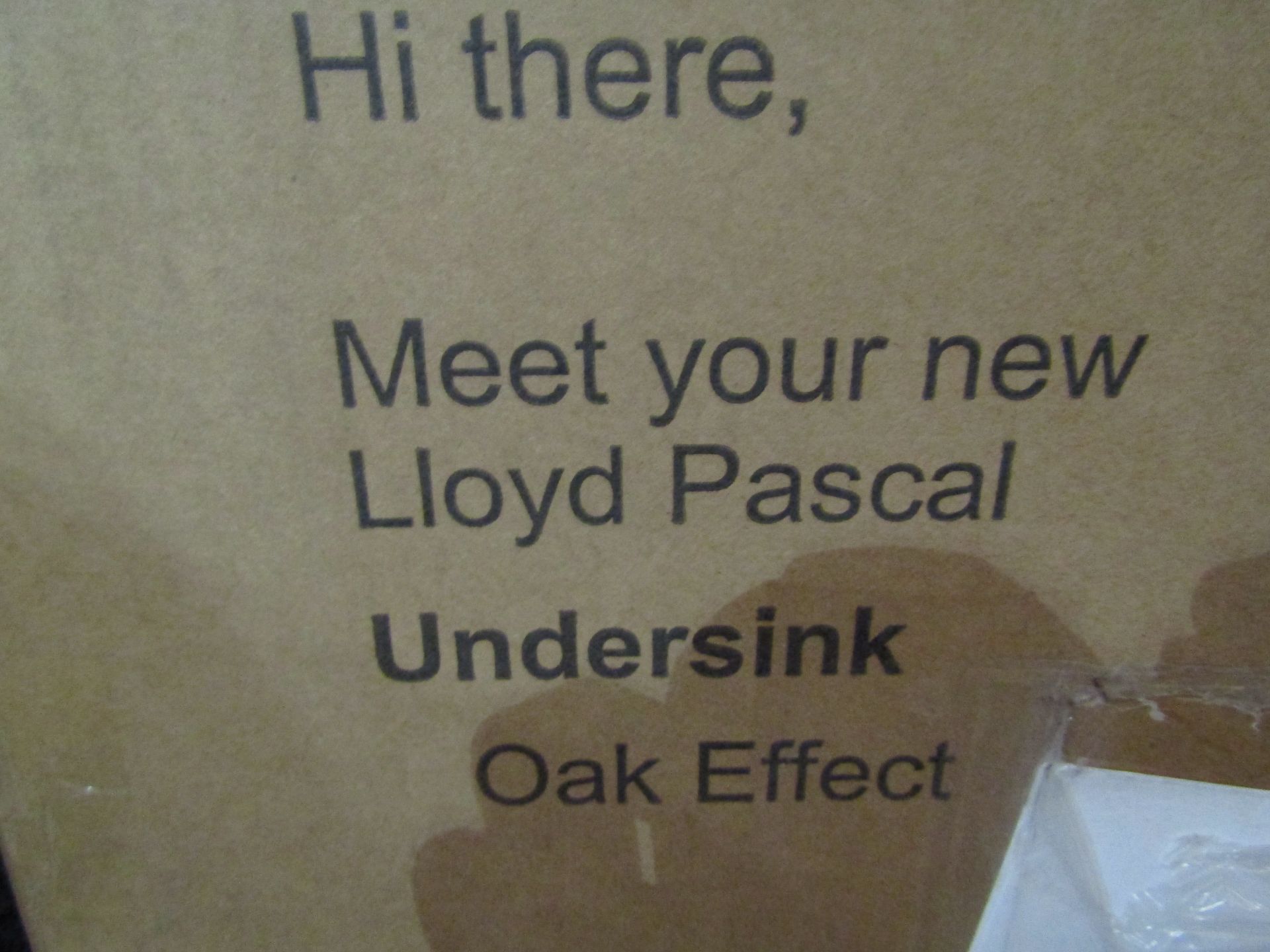 Lloyd Pascal Undersink, Oak Effect. RRP £49 - Image 2 of 2