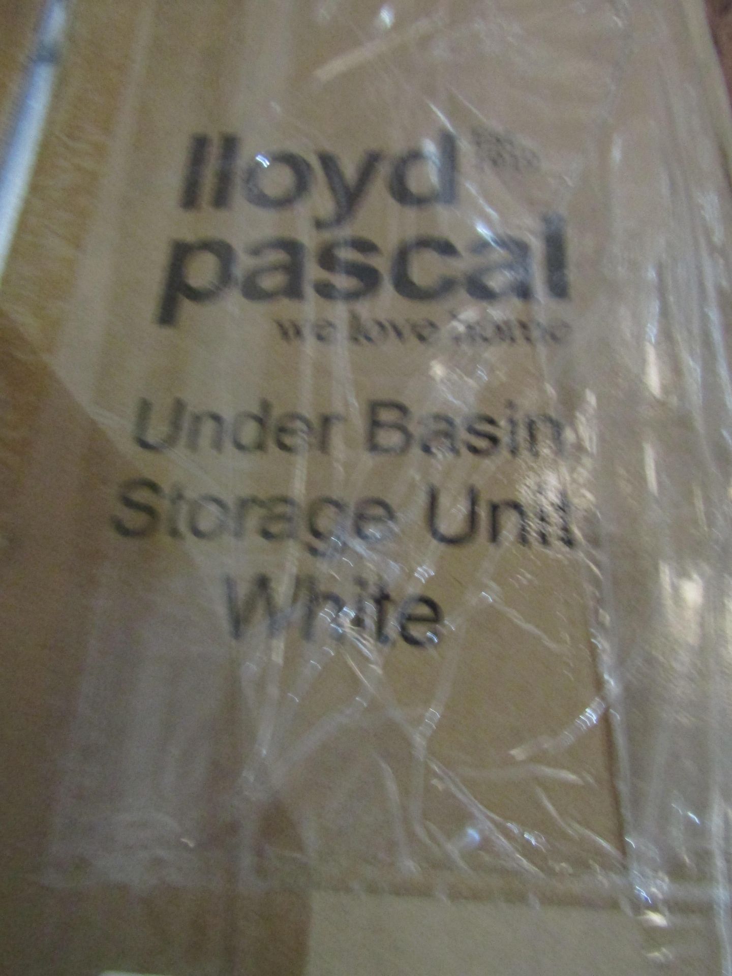 Lloyd Pascal Under Basin Storage Unit, White. RRP £79 - Image 2 of 2