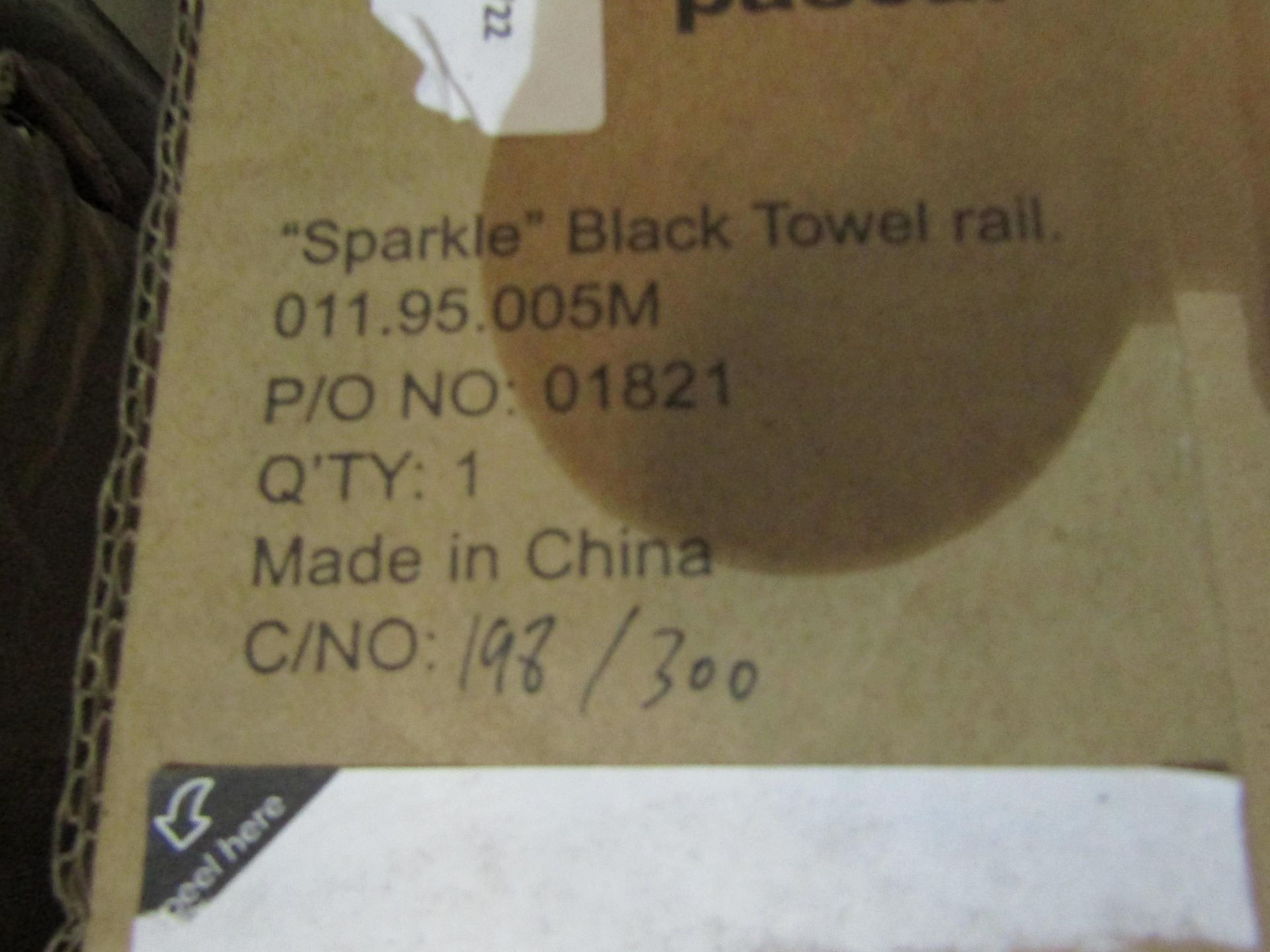 Lloyd Pascal Towel Rail "Sparkle", Chrome. RRP £25 - Image 2 of 2