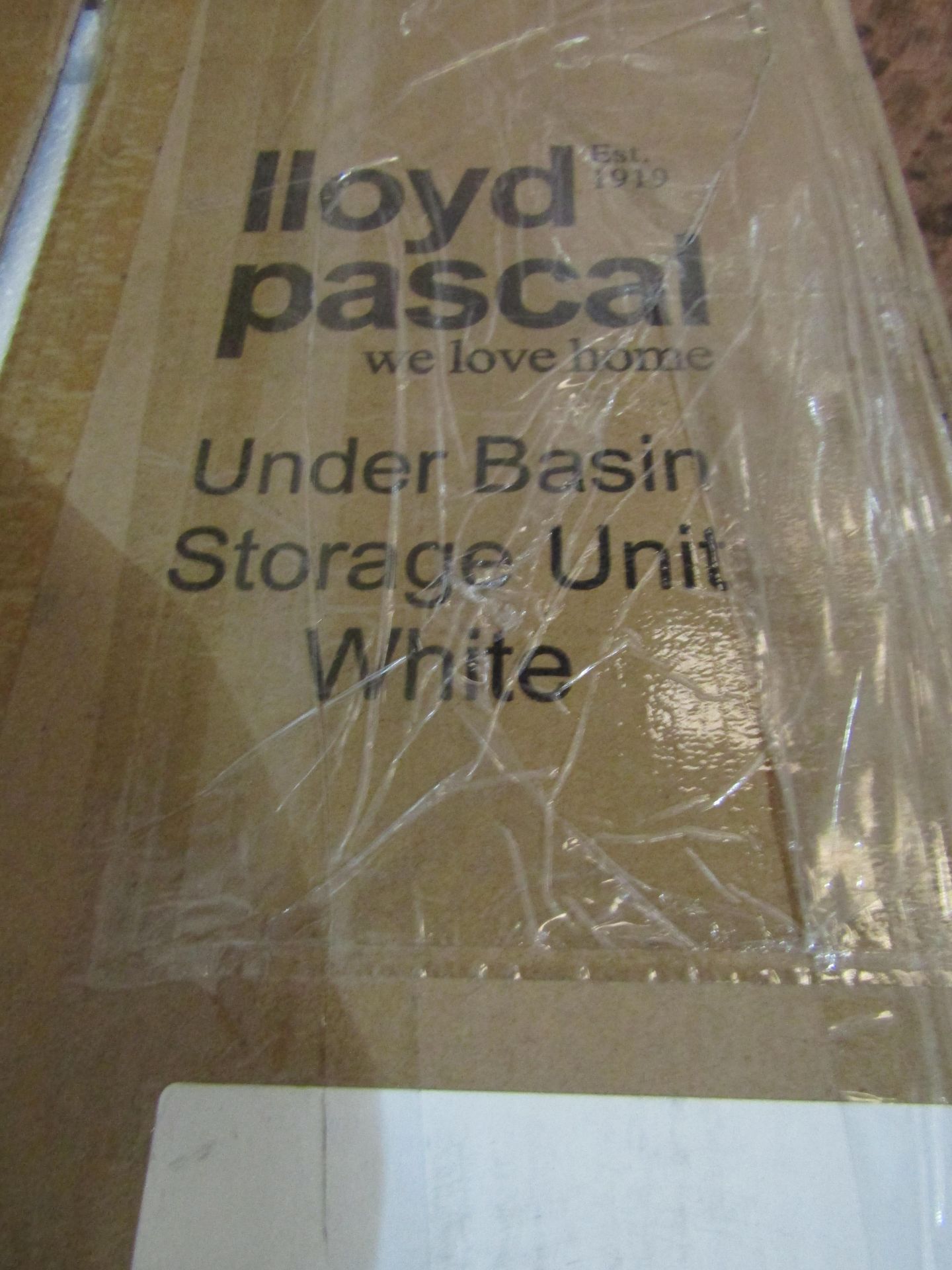 Lloyd Pascal Under Basin Storage Unit, White. RRP £79 - Image 2 of 2